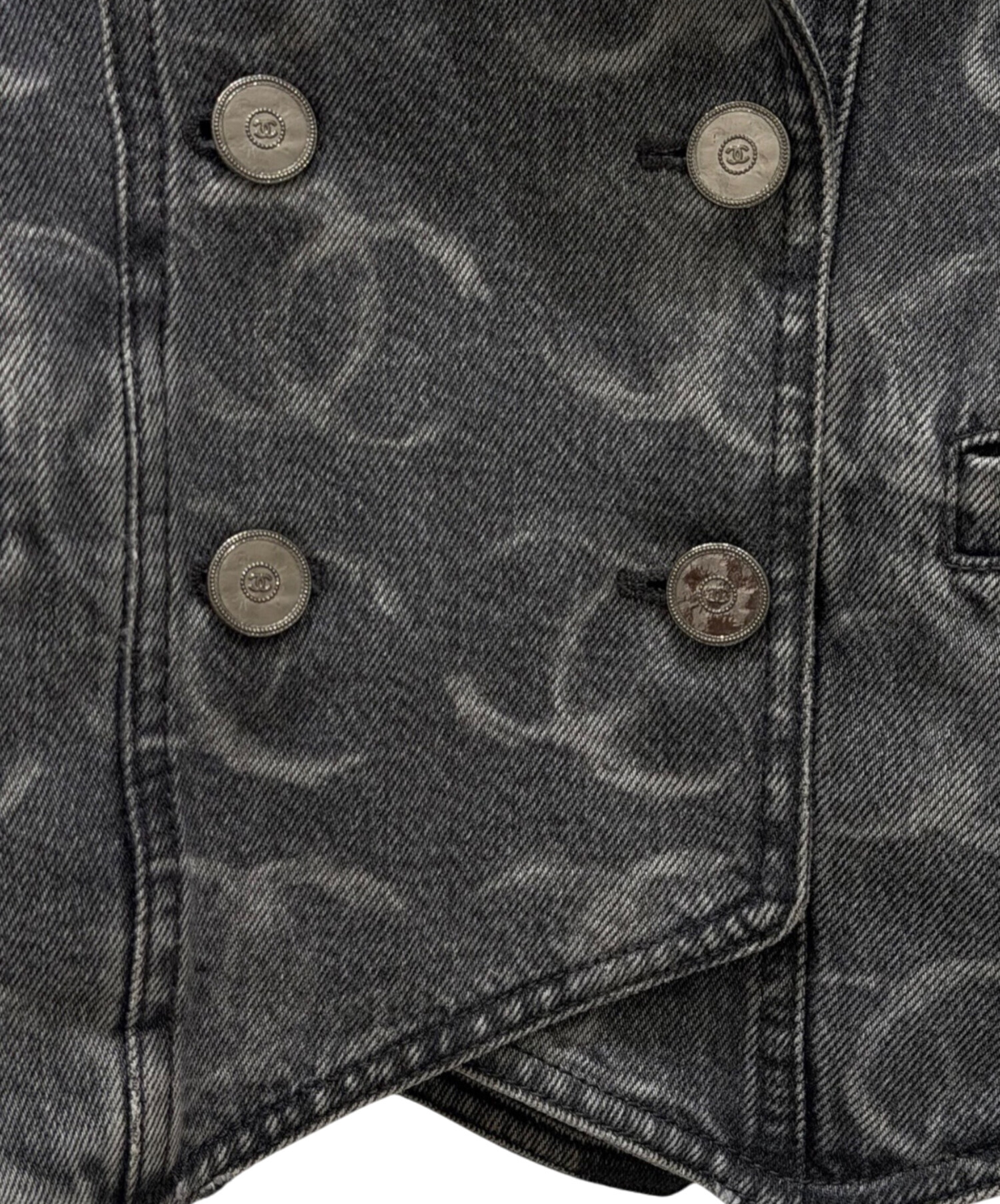 中古・古着通販】CHANEL (シャネル) ココマークデニムジャケット