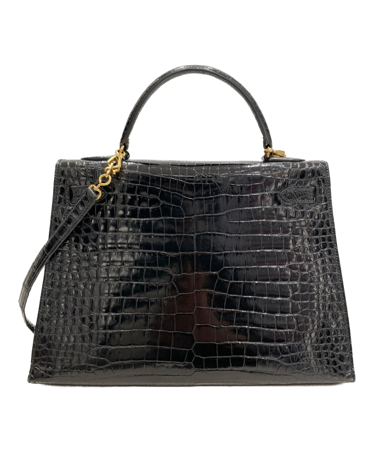 中古・古着通販】HERMES (エルメス) ケリー32 ブラック サイズ:32 