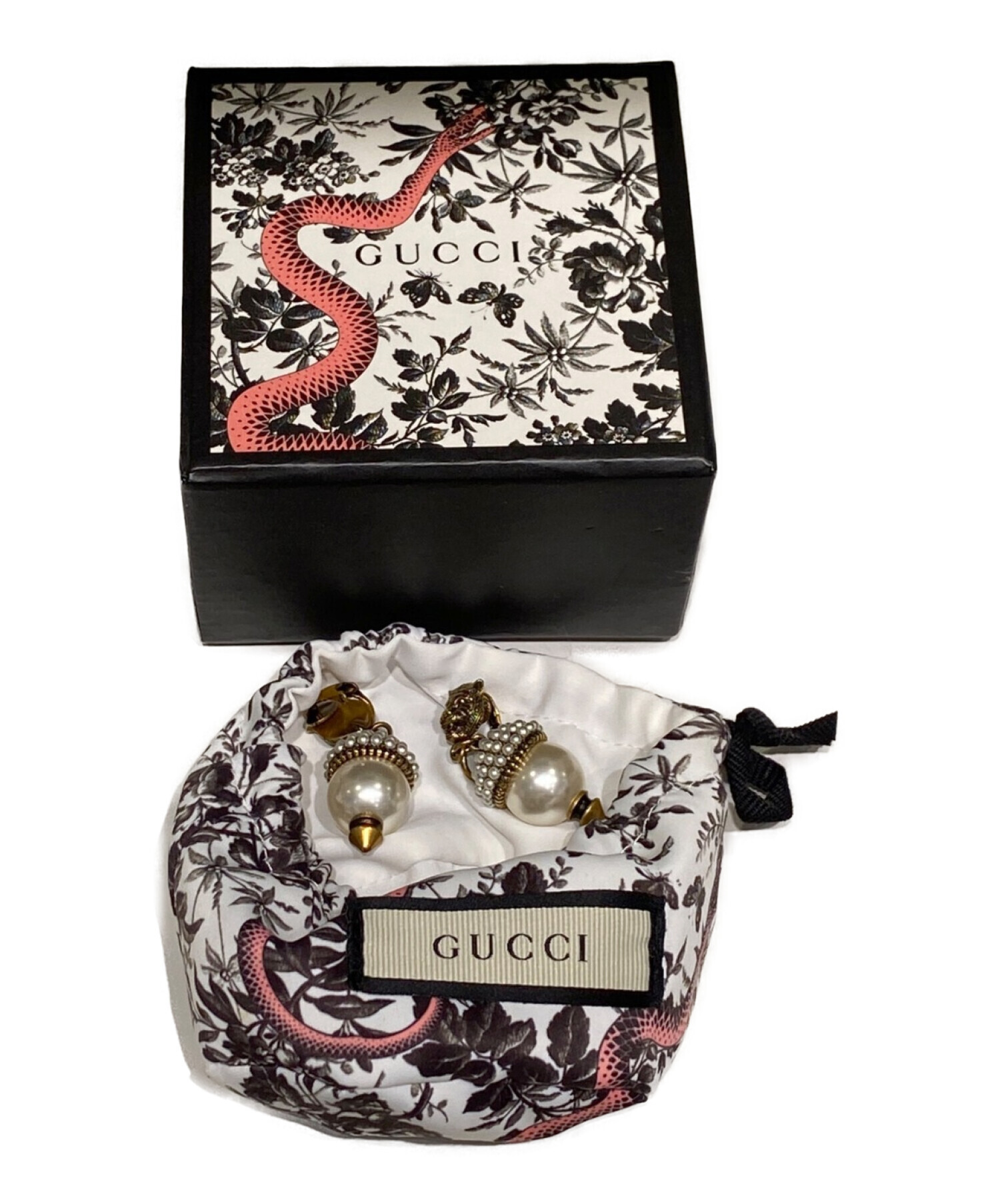 中古・古着通販】GUCCI (グッチ) コスチュームパールタイガー 