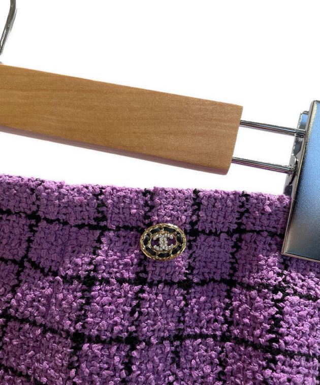 中古・古着通販】CHANEL (シャネル) ココマークツイードセットアップ