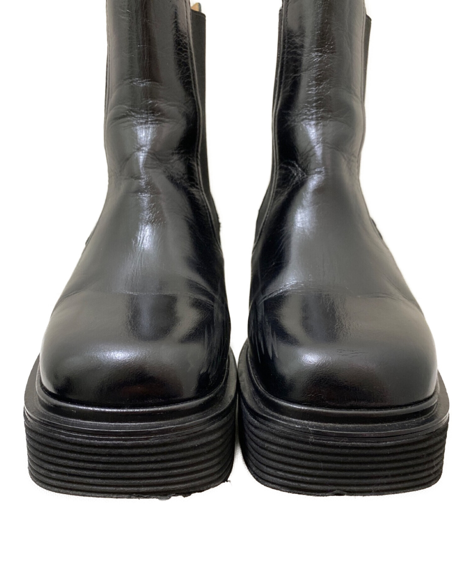 【MARNI】ブラック PABLO チェルシーブーツ 新品未使用　41 Black nappa leather PABLO Chelsea boot | Marni