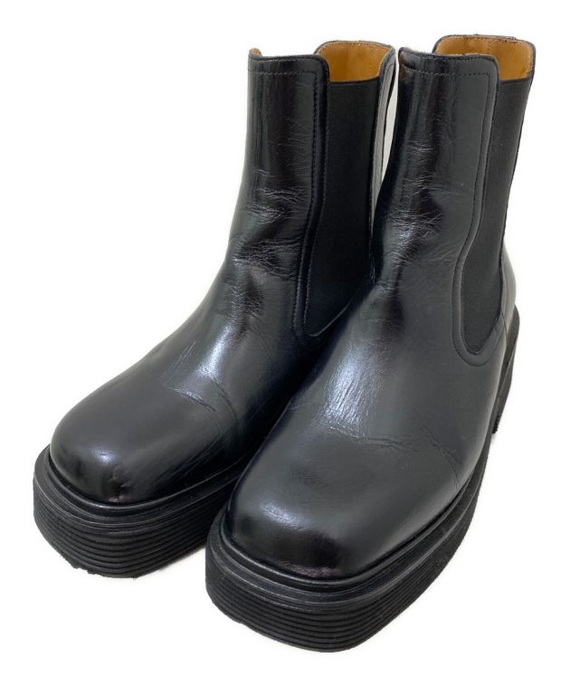【美品】MARNI マルニ ブーツ 中古・古着通販】MARNI (マルニ) チェルシーブーツ ブラック サイズ:36