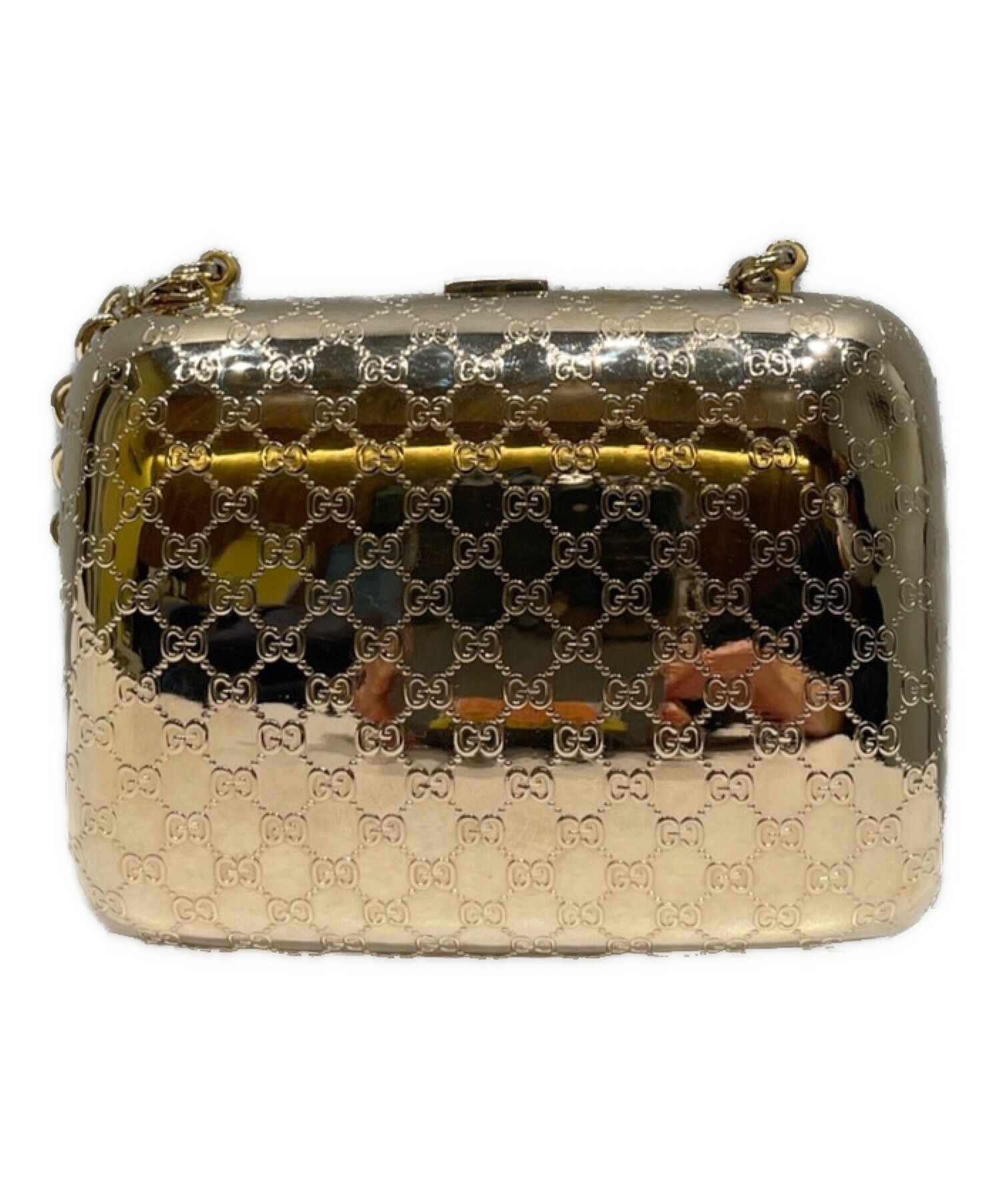 中古・古着通販】GUCCI (グッチ) トンボゴールドチェーンショルダー