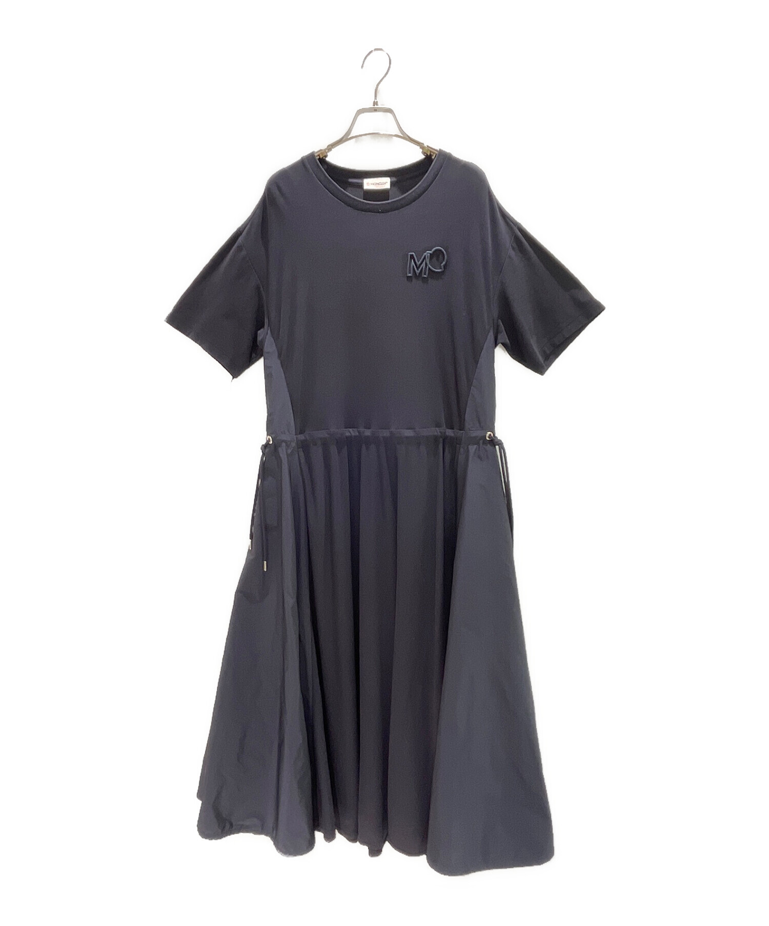 美品】MONCLER 100㎝ ネイビー 半袖ワンピース モンクレール ネイビー