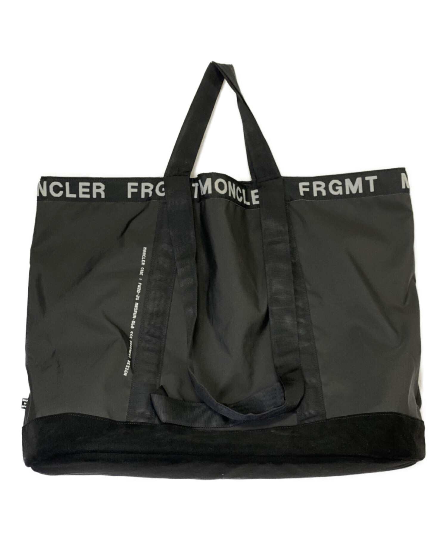 中古・古着通販】MONCLER (モンクレール) TOTE BAG ブラック サイズ
