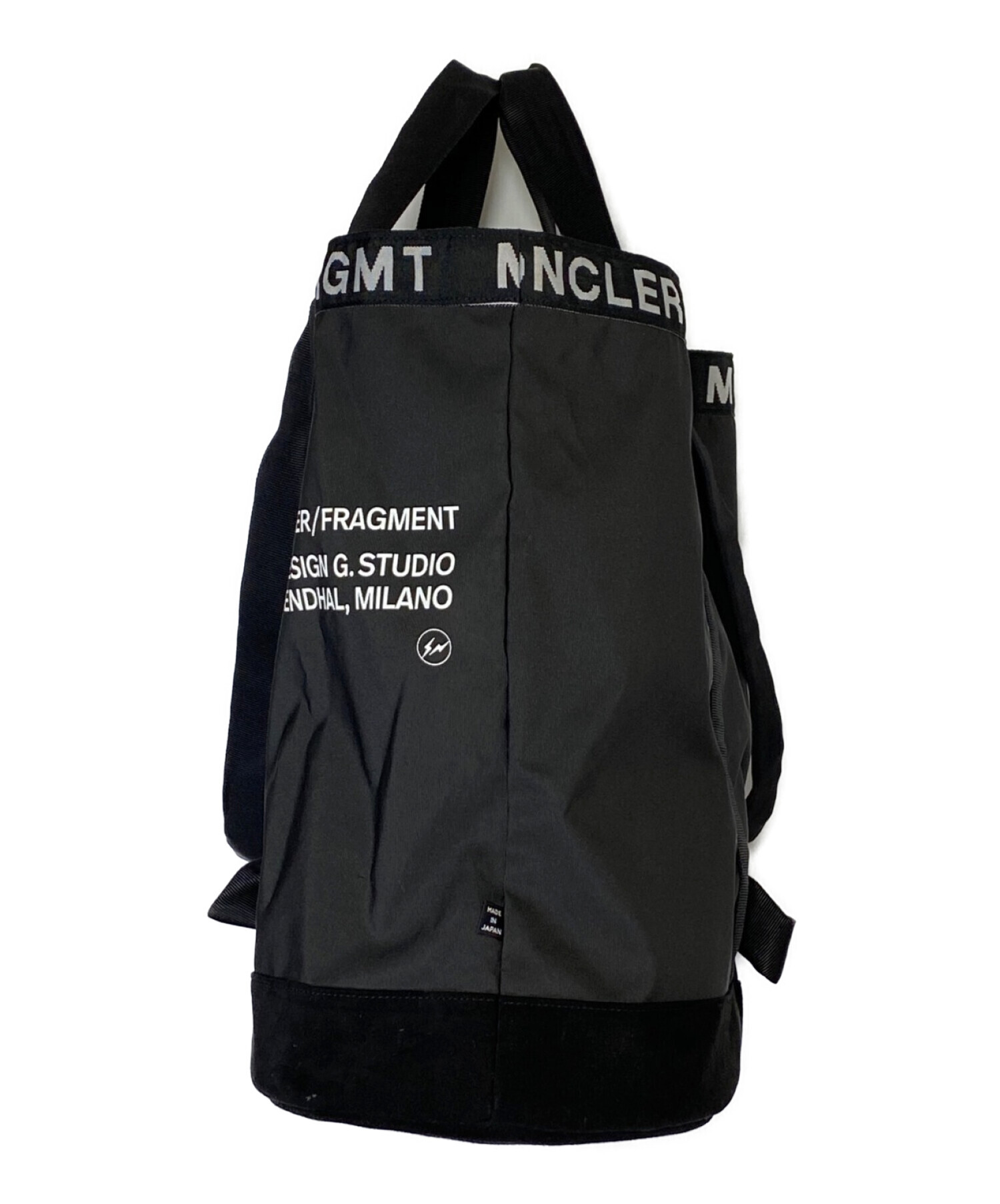中古・古着通販】MONCLER (モンクレール) TOTE BAG ブラック サイズ 