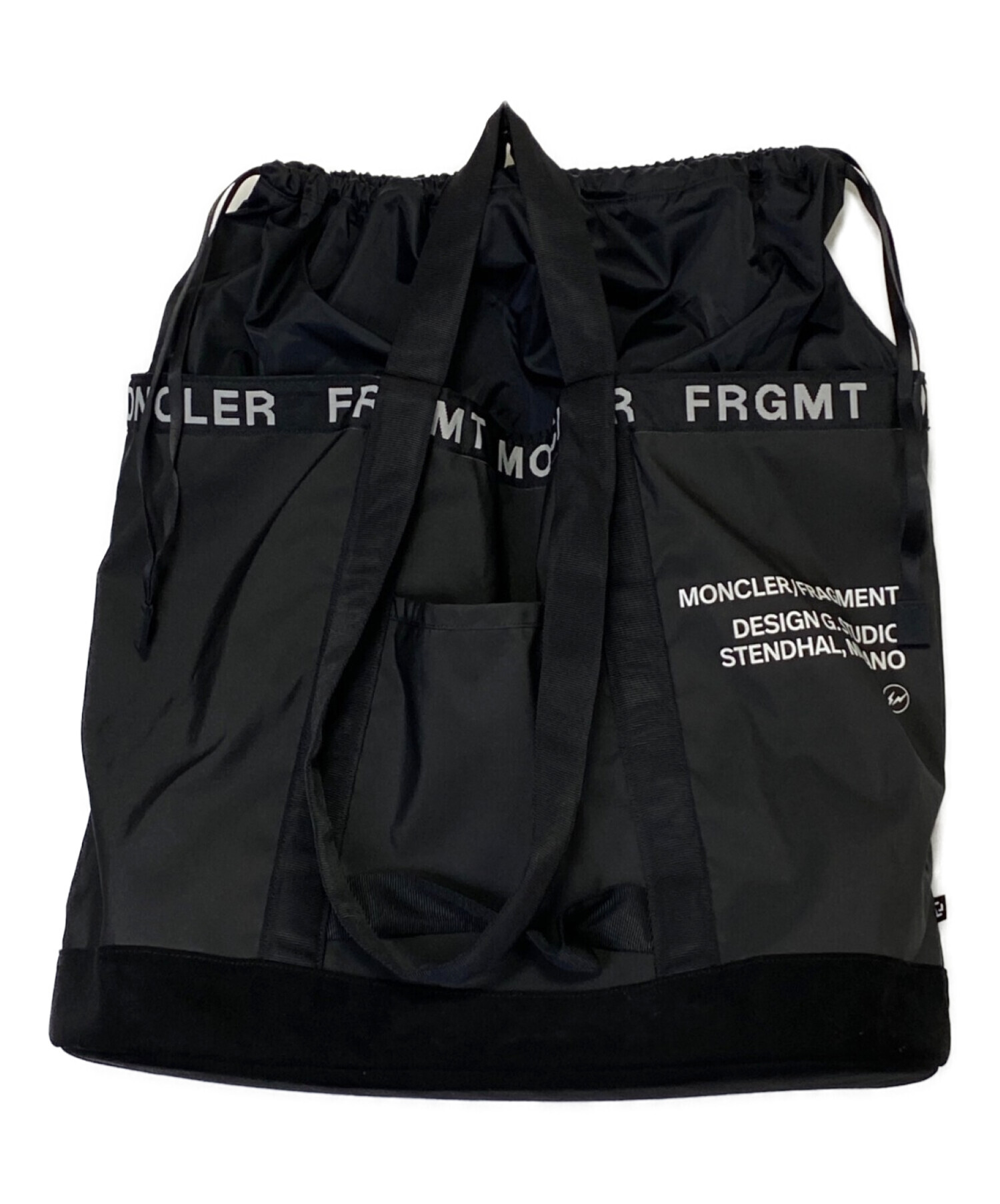 中古・古着通販】MONCLER (モンクレール) TOTE BAG ブラック サイズ