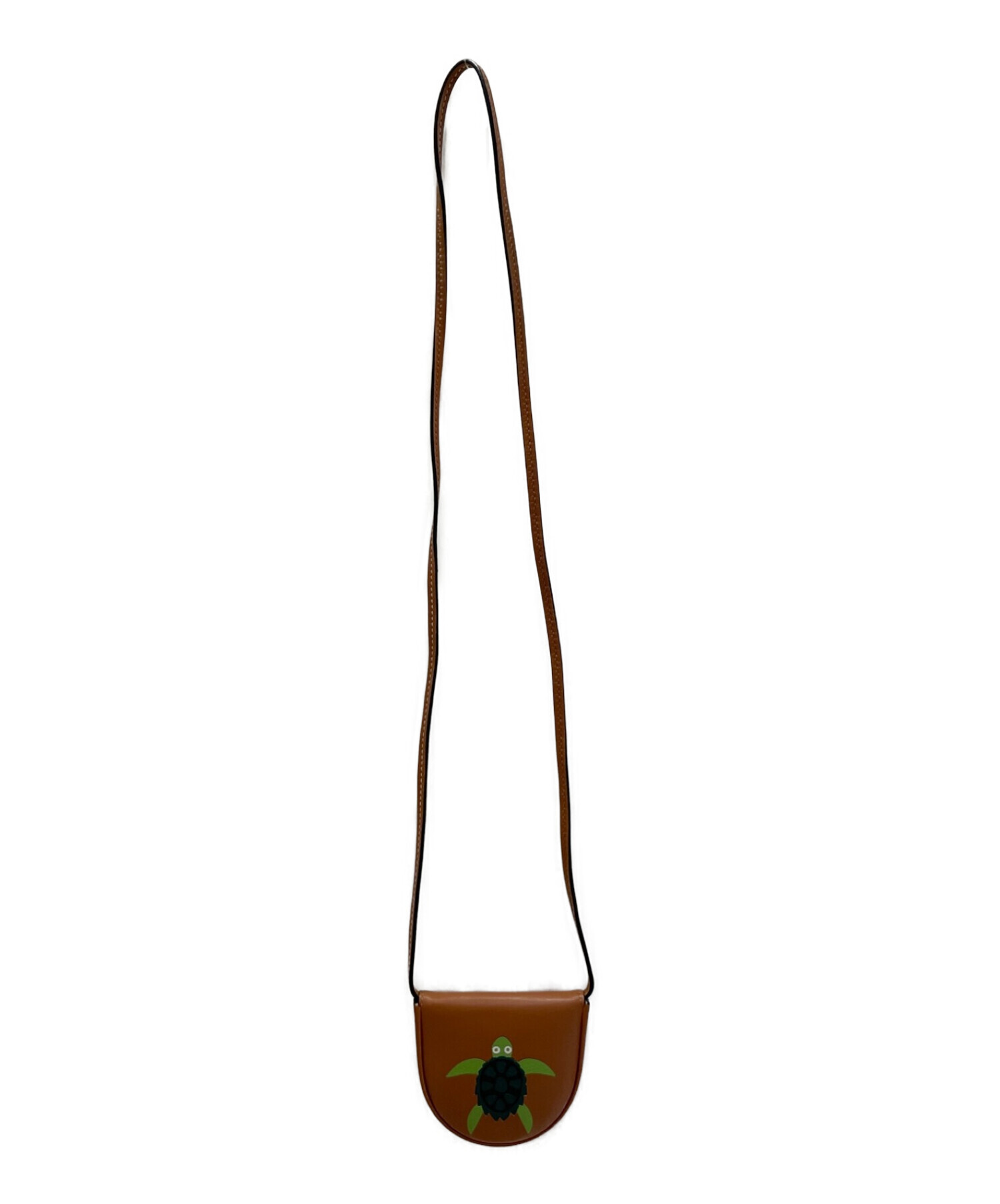 中古・古着通販】LOEWE (ロエベ) ヒールポーチ スモール ブラウン 