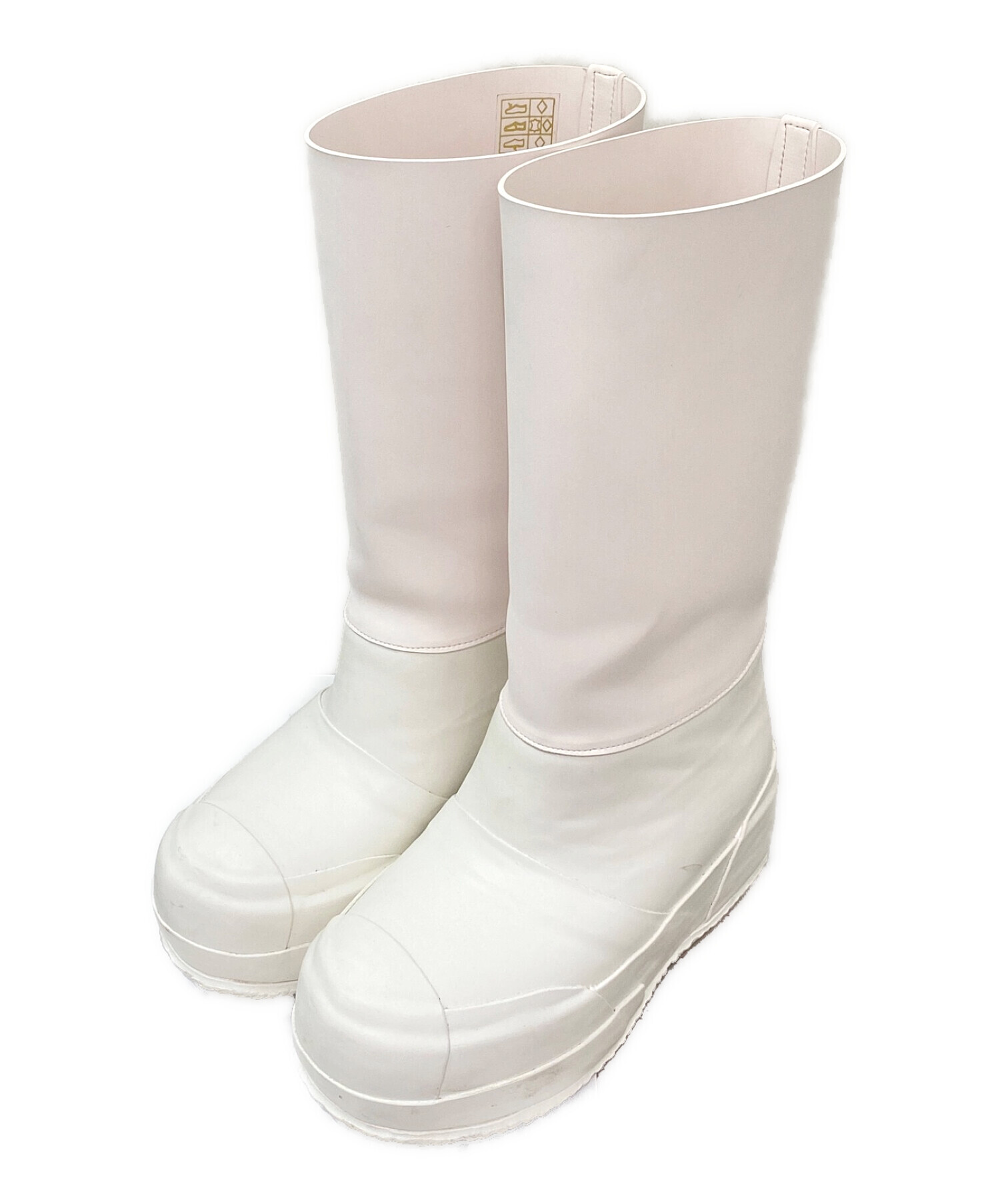 中古・古着通販】CELINE (セリーヌ) レインブーツ ホワイト サイズ:35