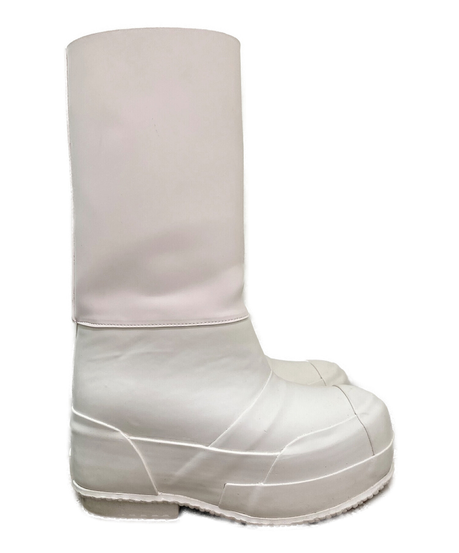 美品　CELINEセリーヌ　レインブーツ 中古・古着通販】CELINE (セリーヌ) レインブーツ ホワイト サイズ:35