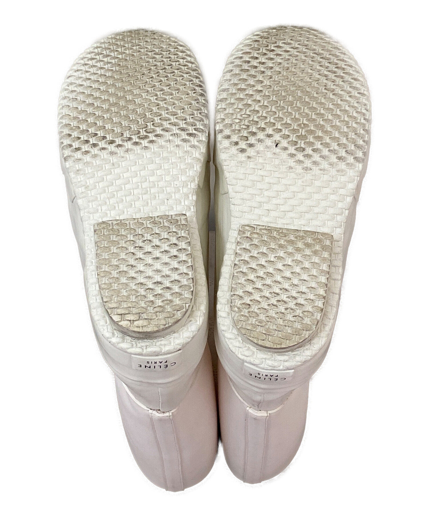 中古・古着通販】CELINE (セリーヌ) レインブーツ ホワイト サイズ:35