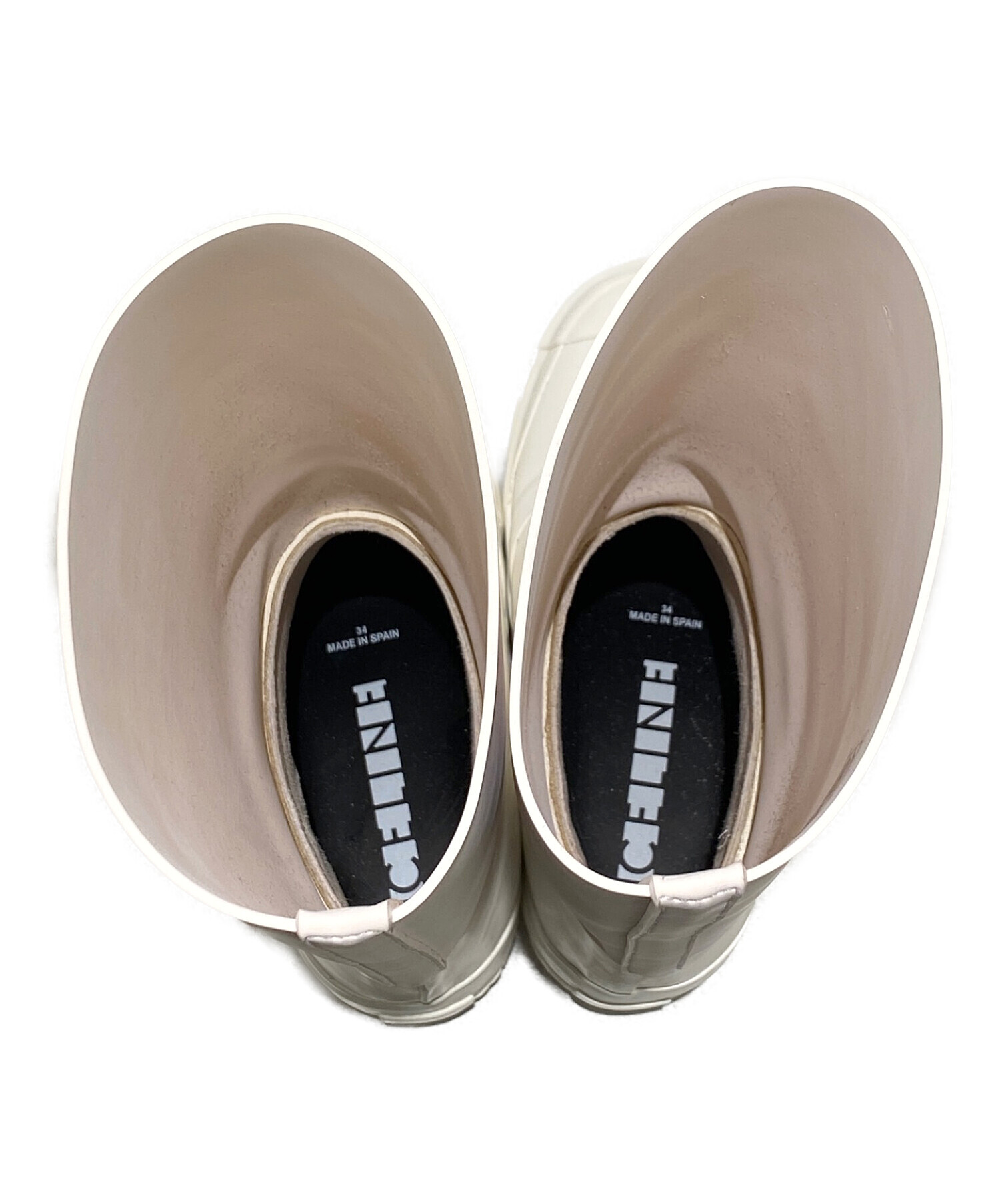 中古・古着通販】CELINE (セリーヌ) レインブーツ ホワイト サイズ:35