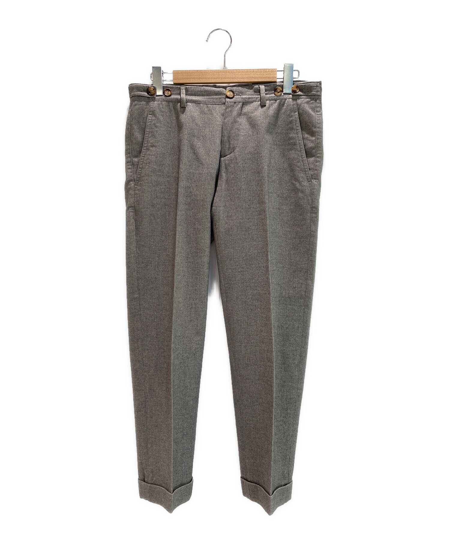 サメ様購入用【BRUNELLO CUCINELLI】ウールスラックス M 中古・古着通販】BRUNELLO CUCINELLI (ブルネロクチネリ) スラックス