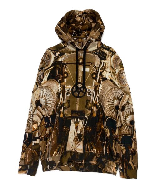 中古のバーバリー 中古・古着通販】BURBERRY (バーバリー) プリントパーカー ブラウン