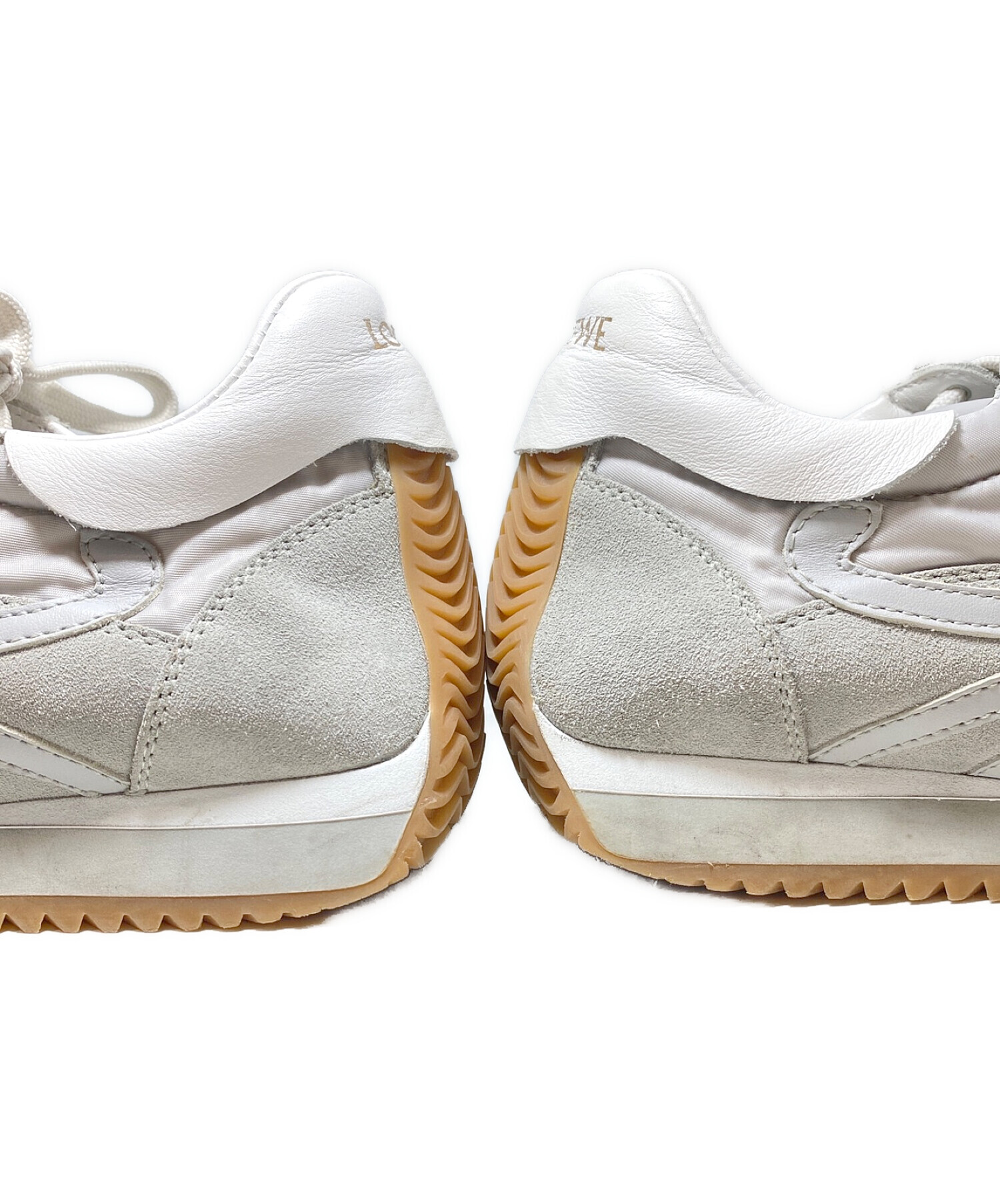 中古・古着通販】LOEWE (ロエベ) ナイロン切り替えスエードレザー