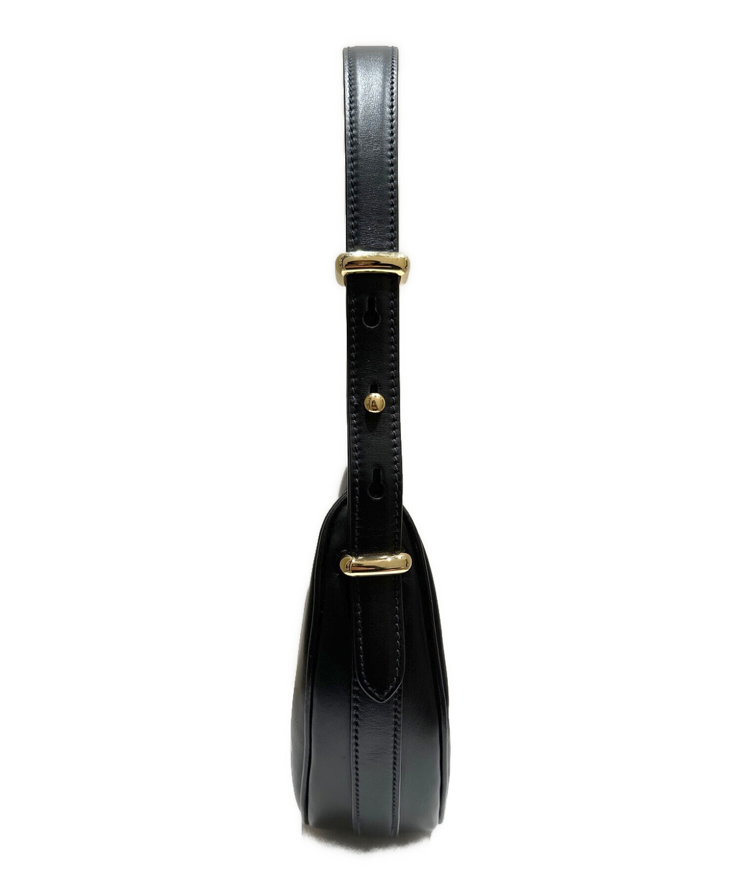 中古・古着通販】PRADA (プラダ) ムーンレザーショルダーバッグ 