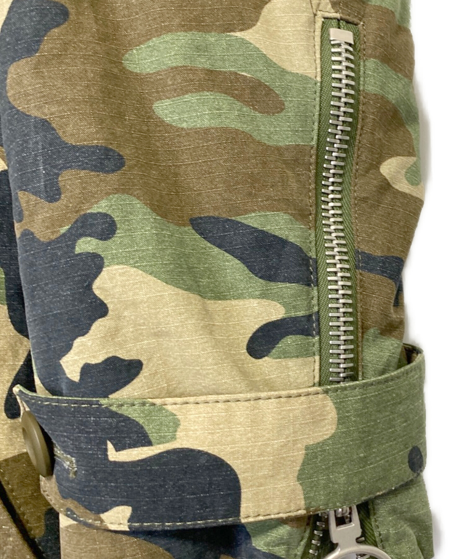 中古・古着通販】OFFWHITE (オフホワイト) カモフラモッズコート