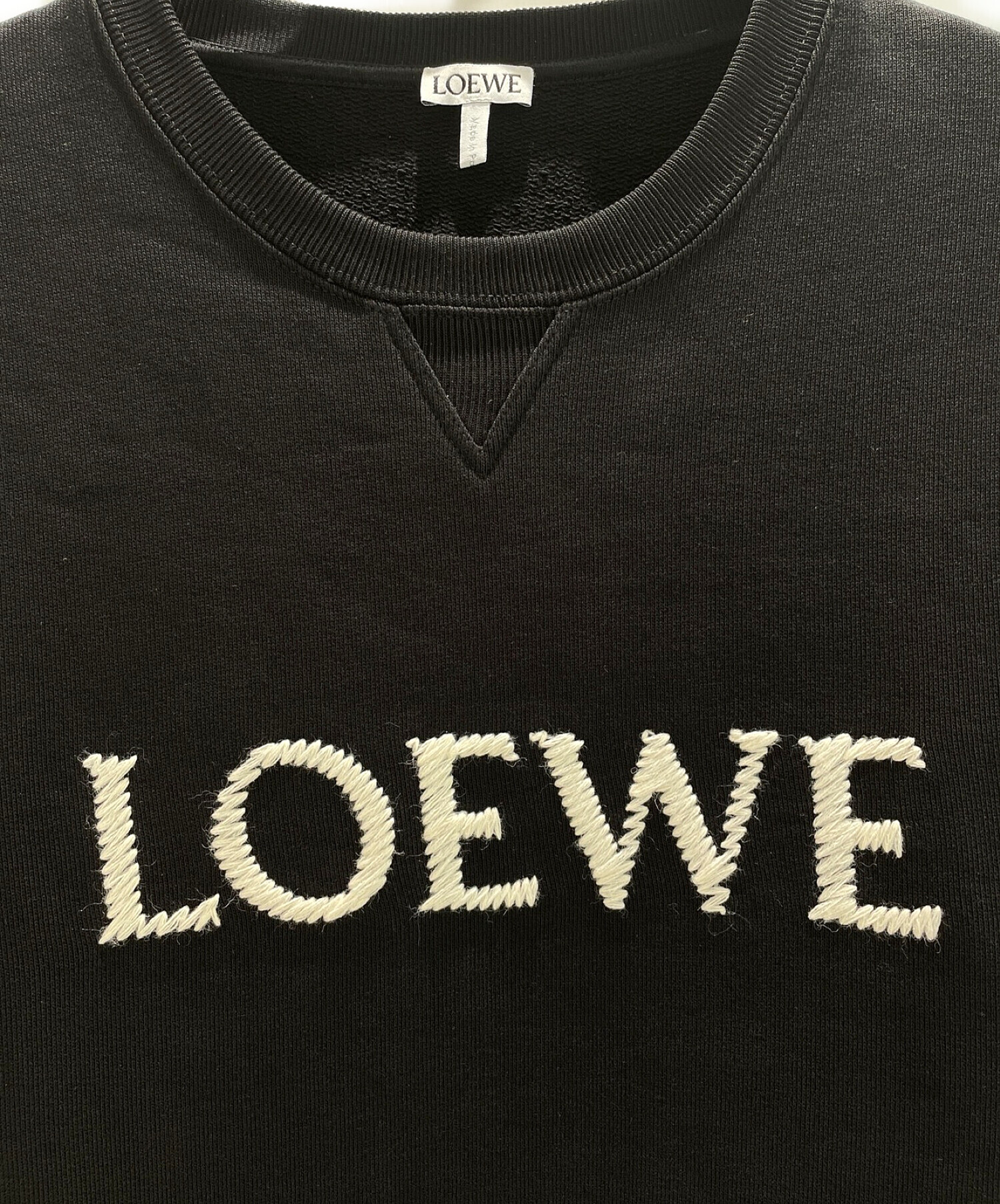 中古・古着通販】LOEWE (ロエベ) エンブロイダリー スウェットシャツ