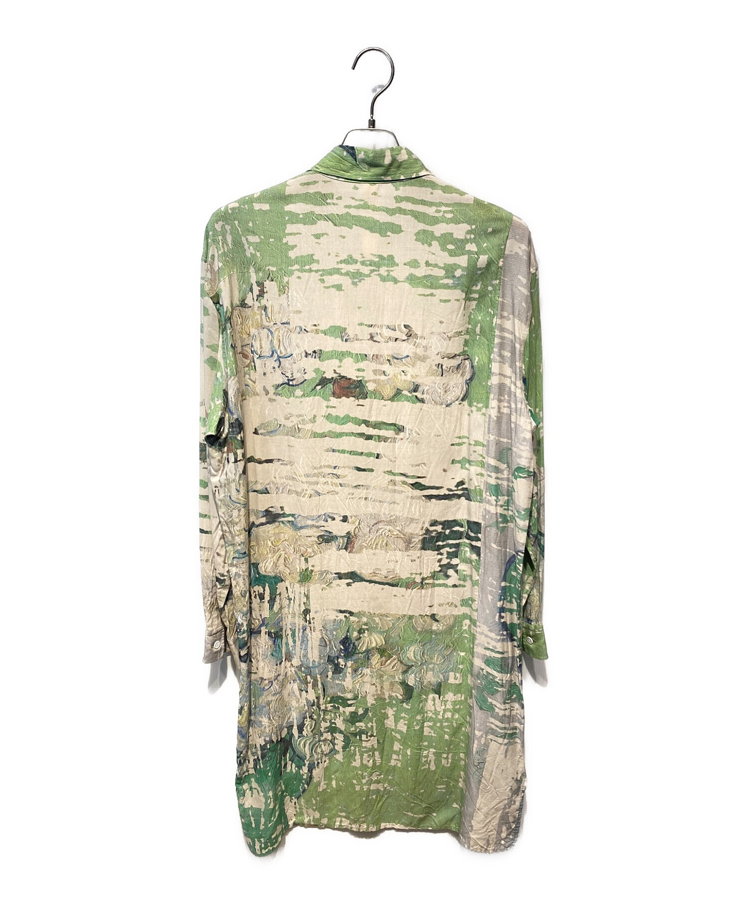 Ground Y グラウンド　ワイ カジュアルシャツ レディース 【古着】【中古】 中古・古着通販】GROUND Y (グラウンドワイ) ゴッホ薔薇ジッパーシャツ