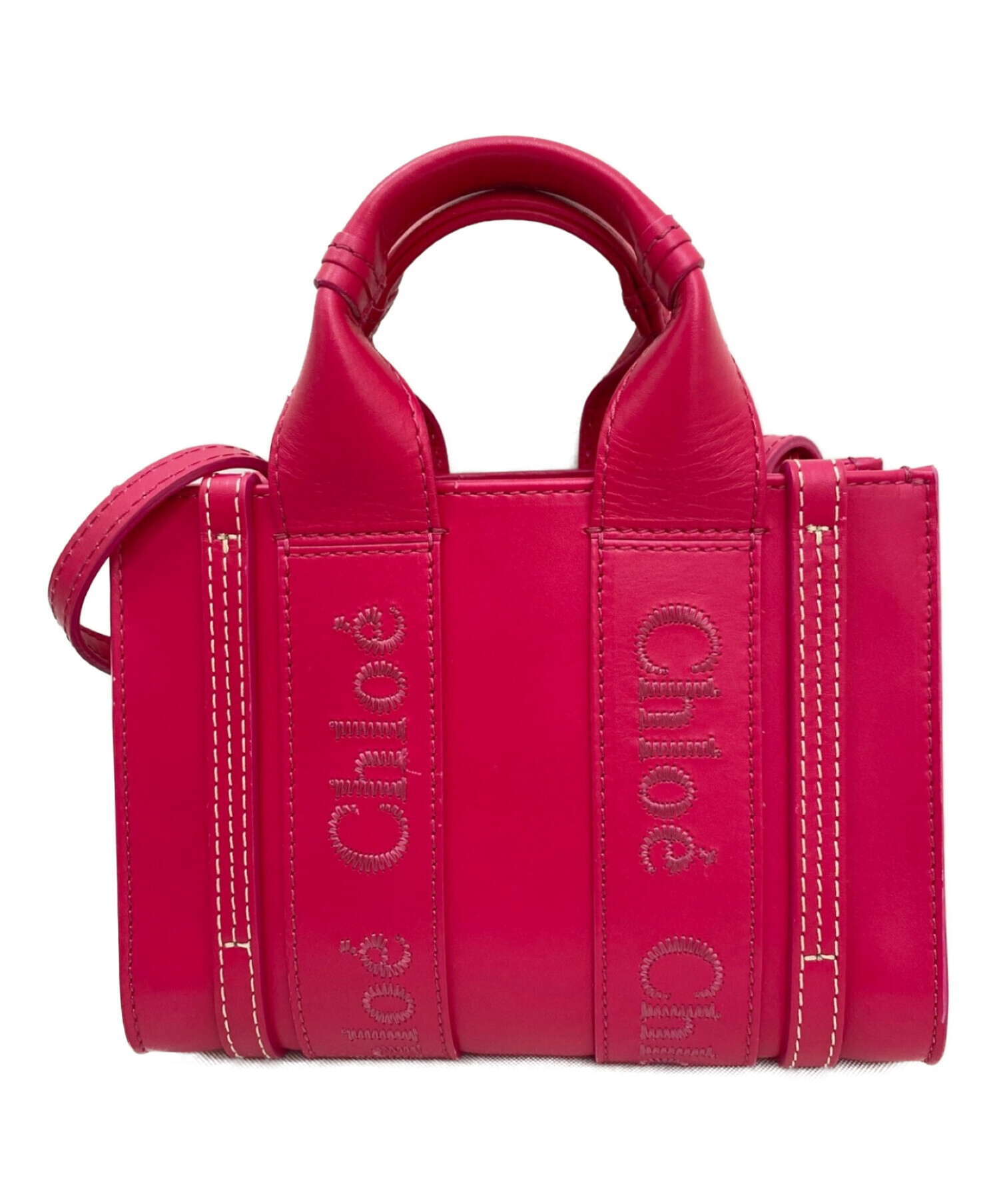 【中古品】chloe ミニトート　ショルダーバッグ　箱付き　クロエ 中古品】chloe ミニトート ショルダーバッグ 箱付き クロエ クロエ