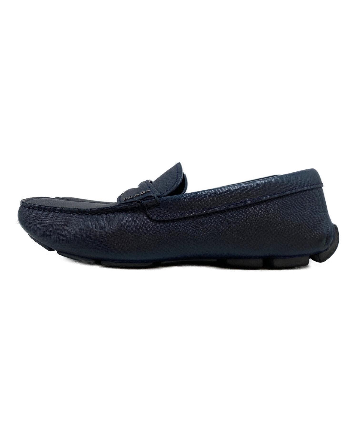 中古・古着通販】PRADA (プラダ) ドライビングシューズ ネイビー 