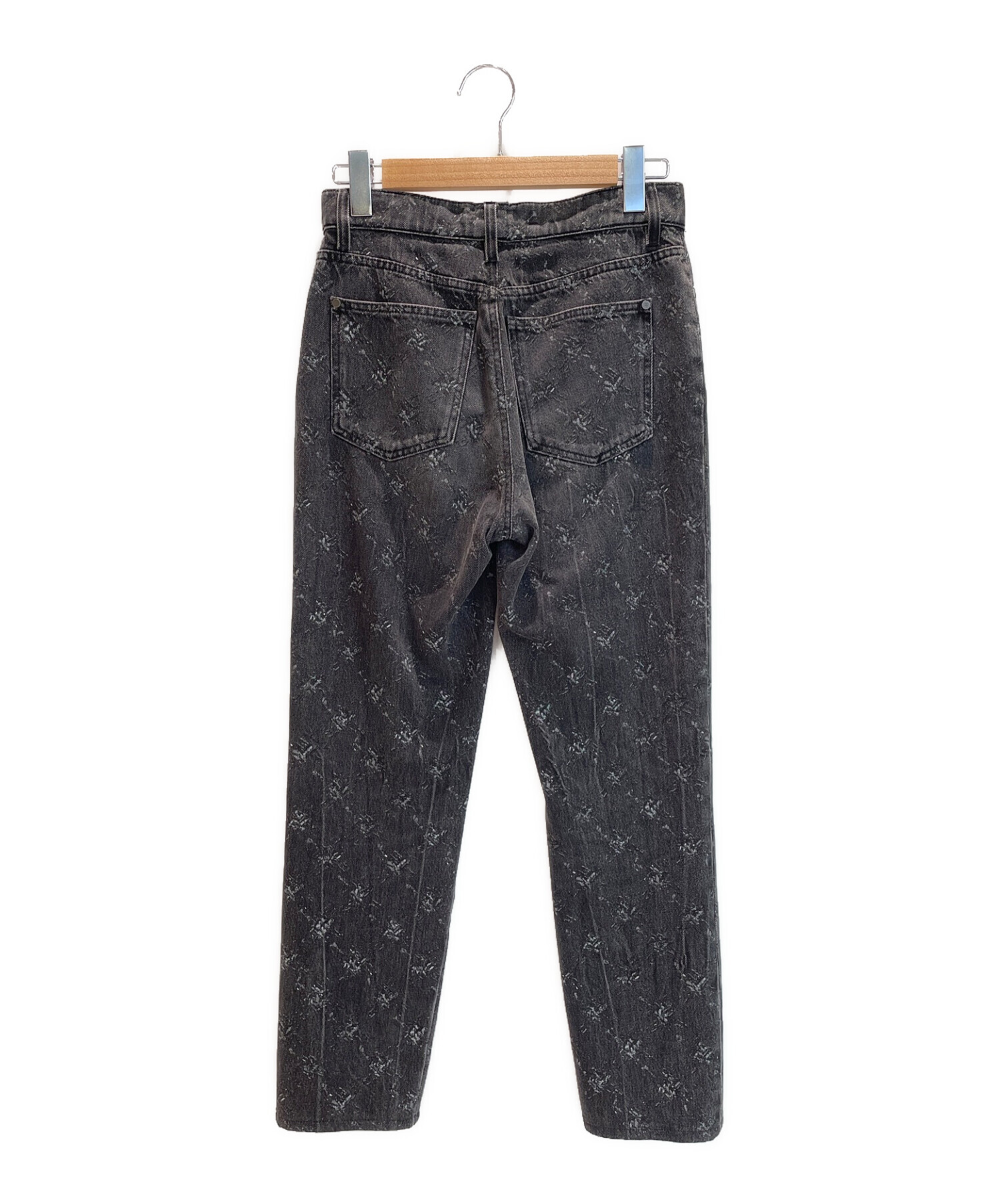 中古・古着通販】CHANEL (シャネル) マトラッセデニムパンツ ブラック  