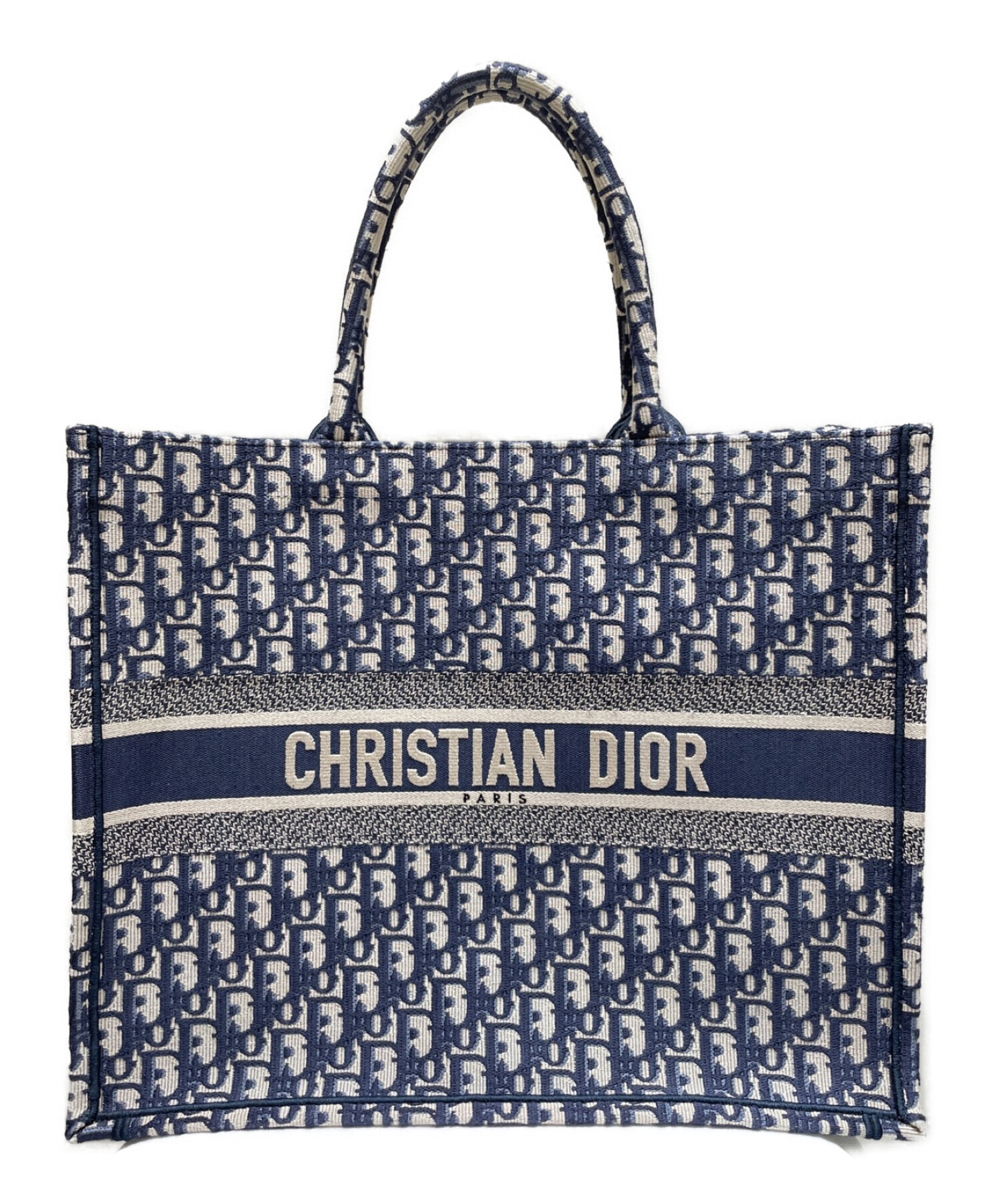 CHRISTIAN DIOR ネイビー トートバッグ 中古・古着通販】Christian Dior (クリスチャン ディオール) ブック