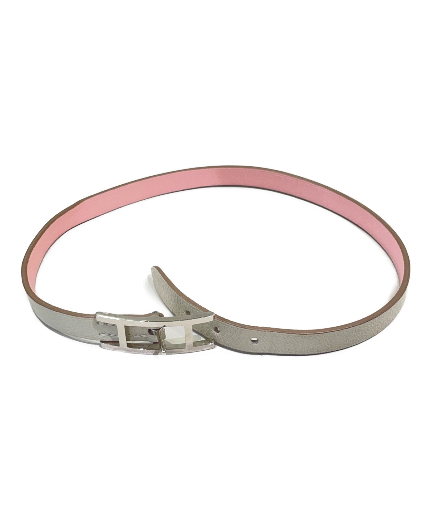 中古・古着通販】HERMES (エルメス) レザーブレスレット アピ3 