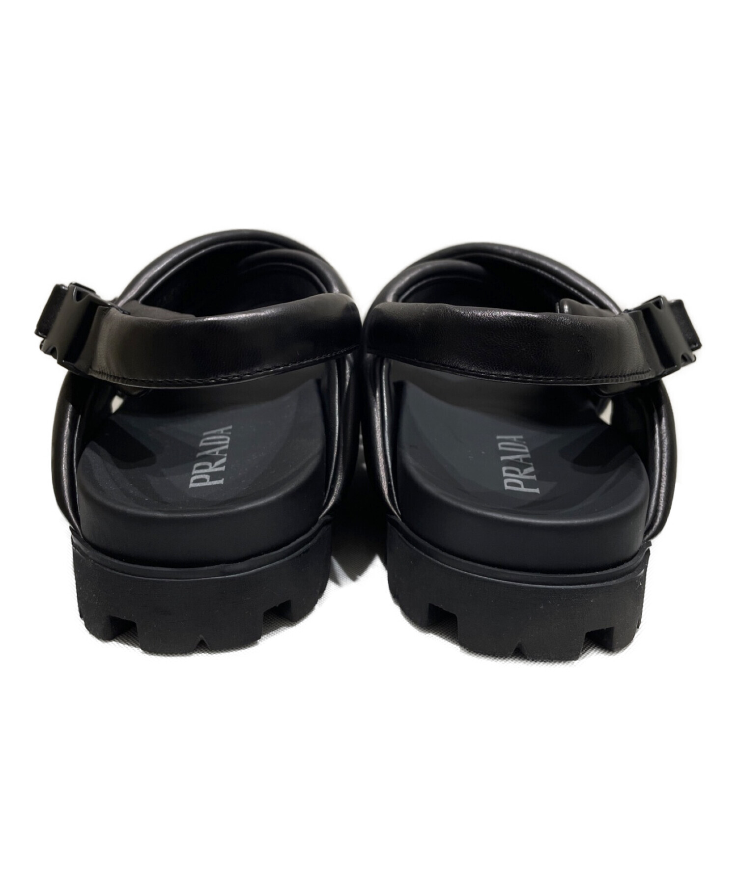 中古・古着通販】PRADA (プラダ) パデッドナッパレザー クリスクロス