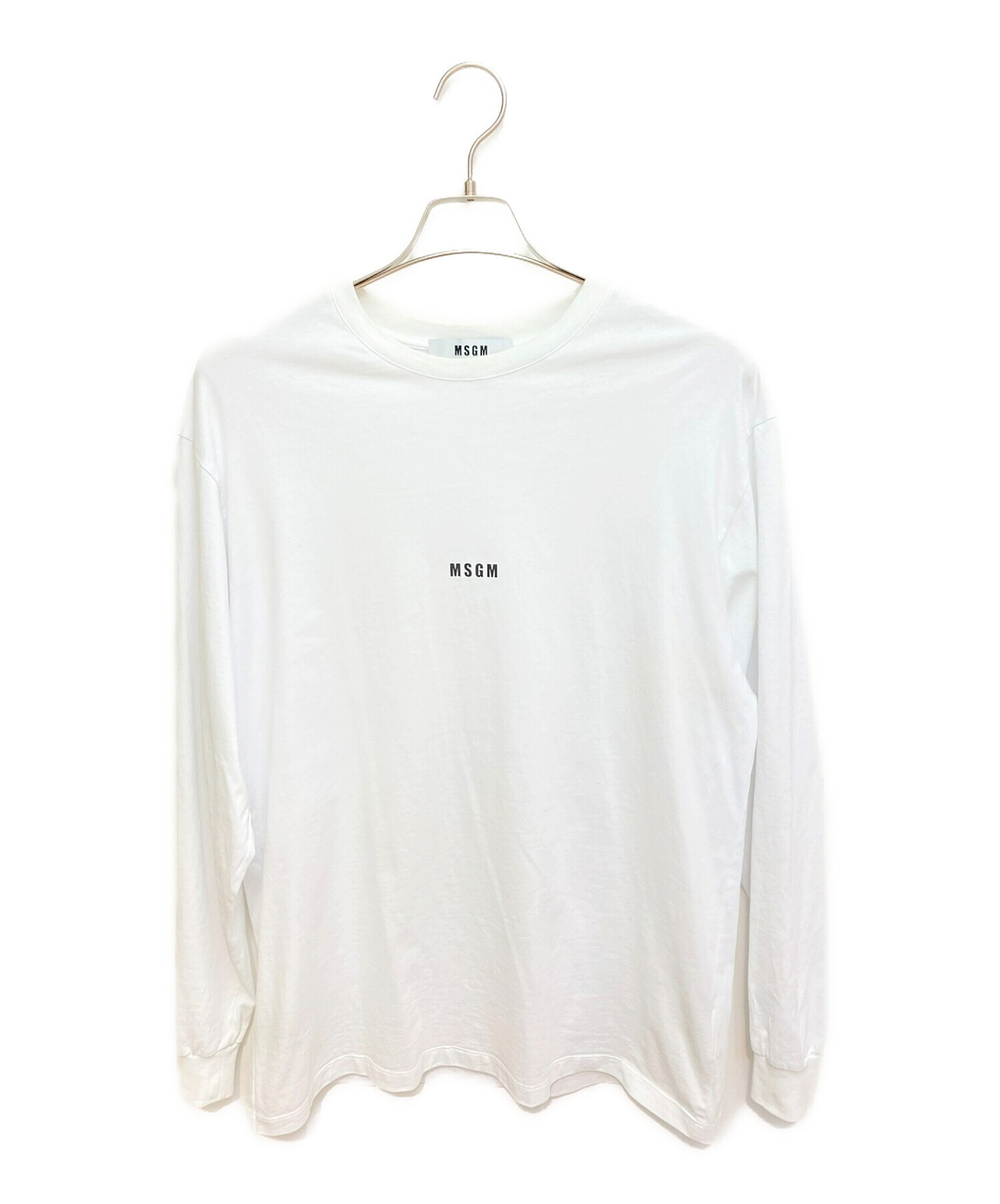 中古・古着通販】MSGM (エムエスジーエム) Tシャツ ホワイト サイズ:XS 