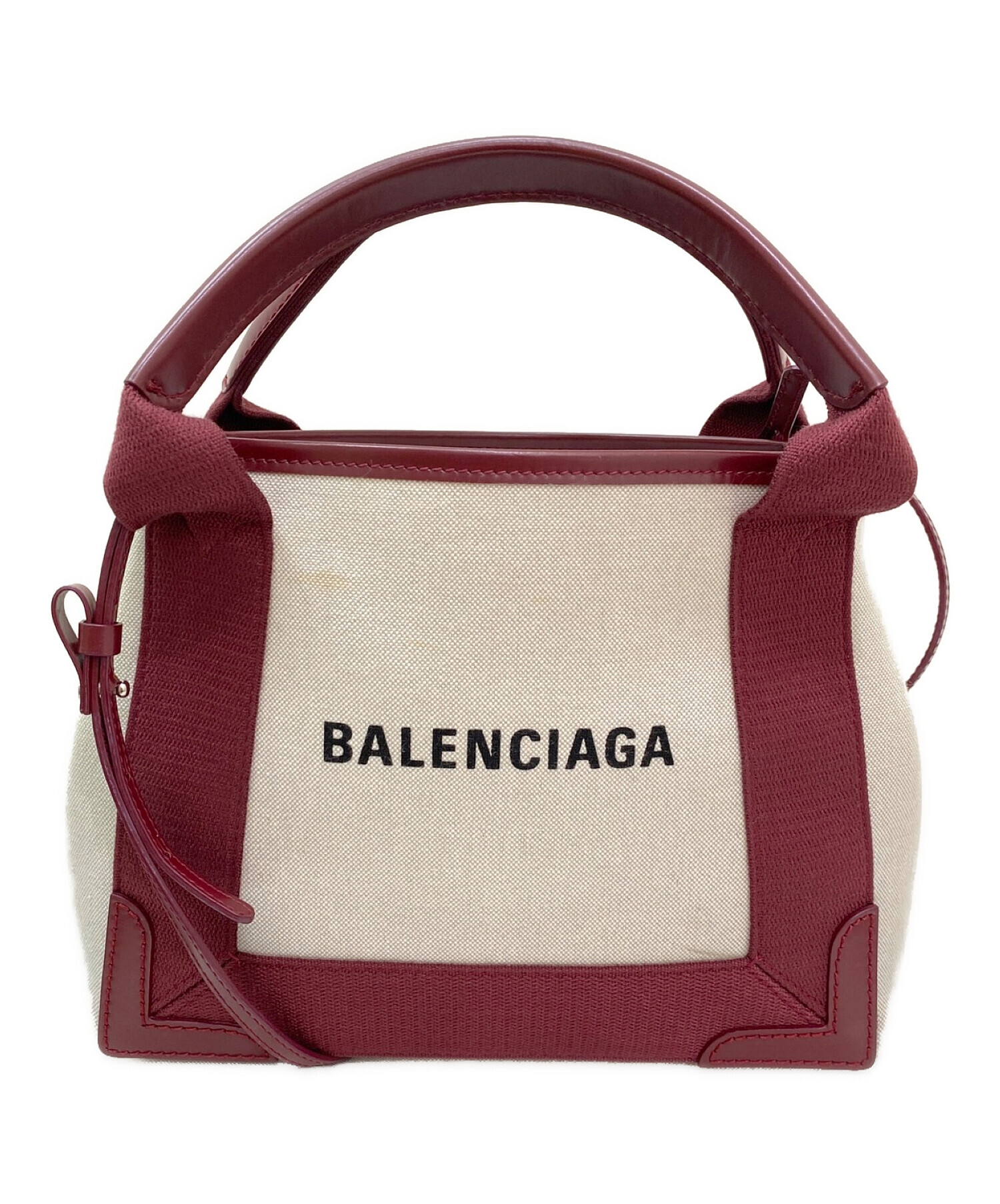 中古・古着通販】BALENCIAGA (バレンシアガ) ネイビーカバスXS 