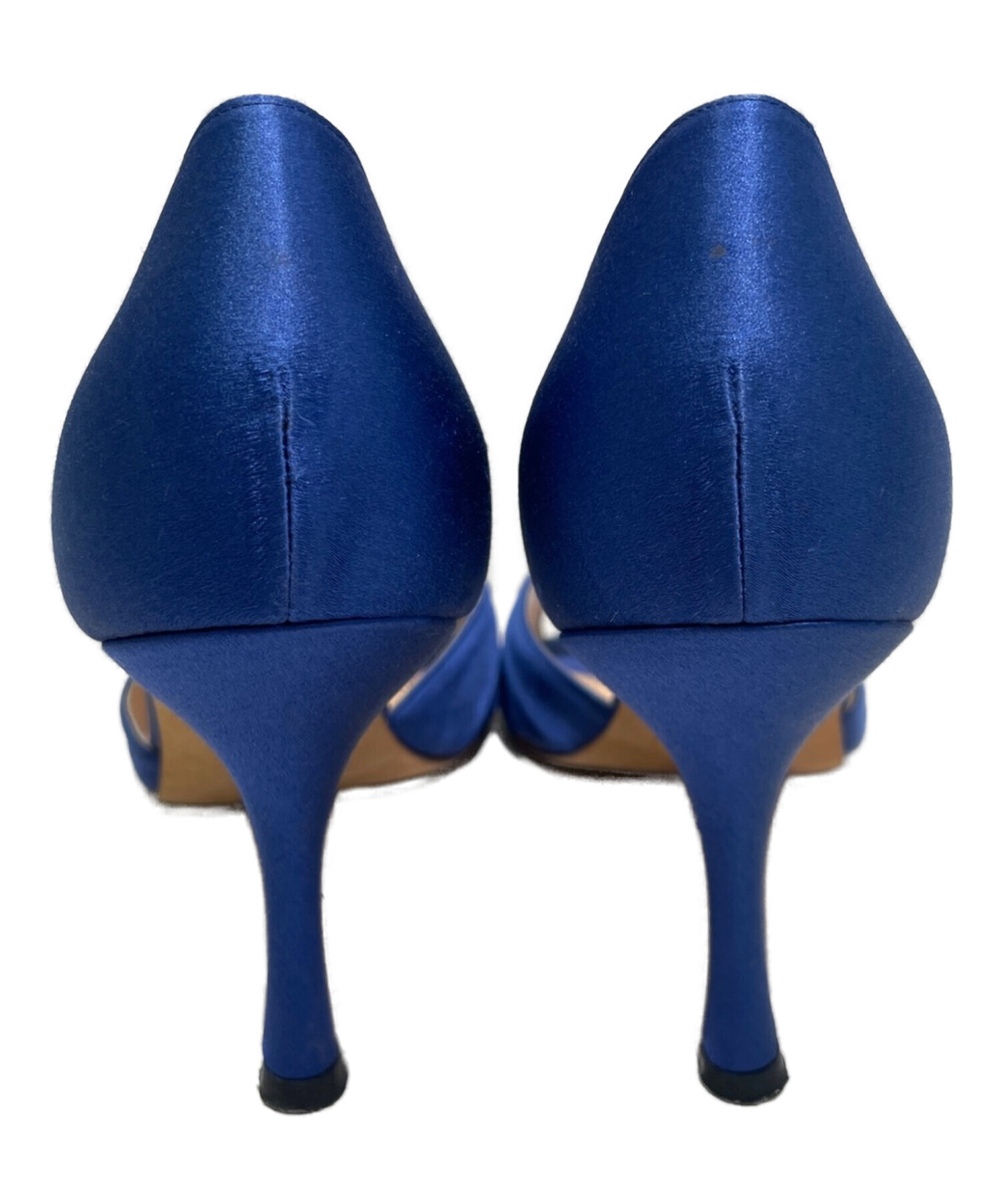 MANOLO BLAHNIK 水色 ハイヒール 37 マノロブラニク パンプス ヒール