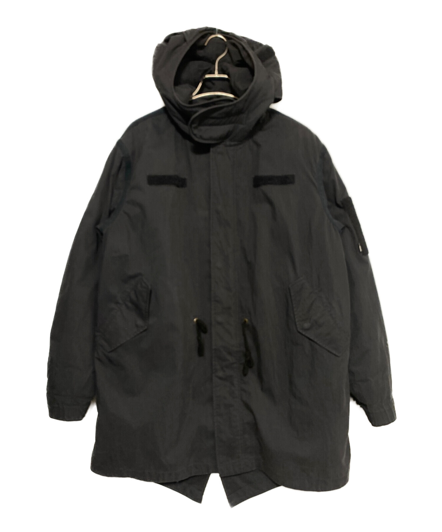 シーイー C.E CAVEMPT  カスタムモッズコート 中古・古着通販】C.E (シーイー) ライナー付モッズコート ブラック