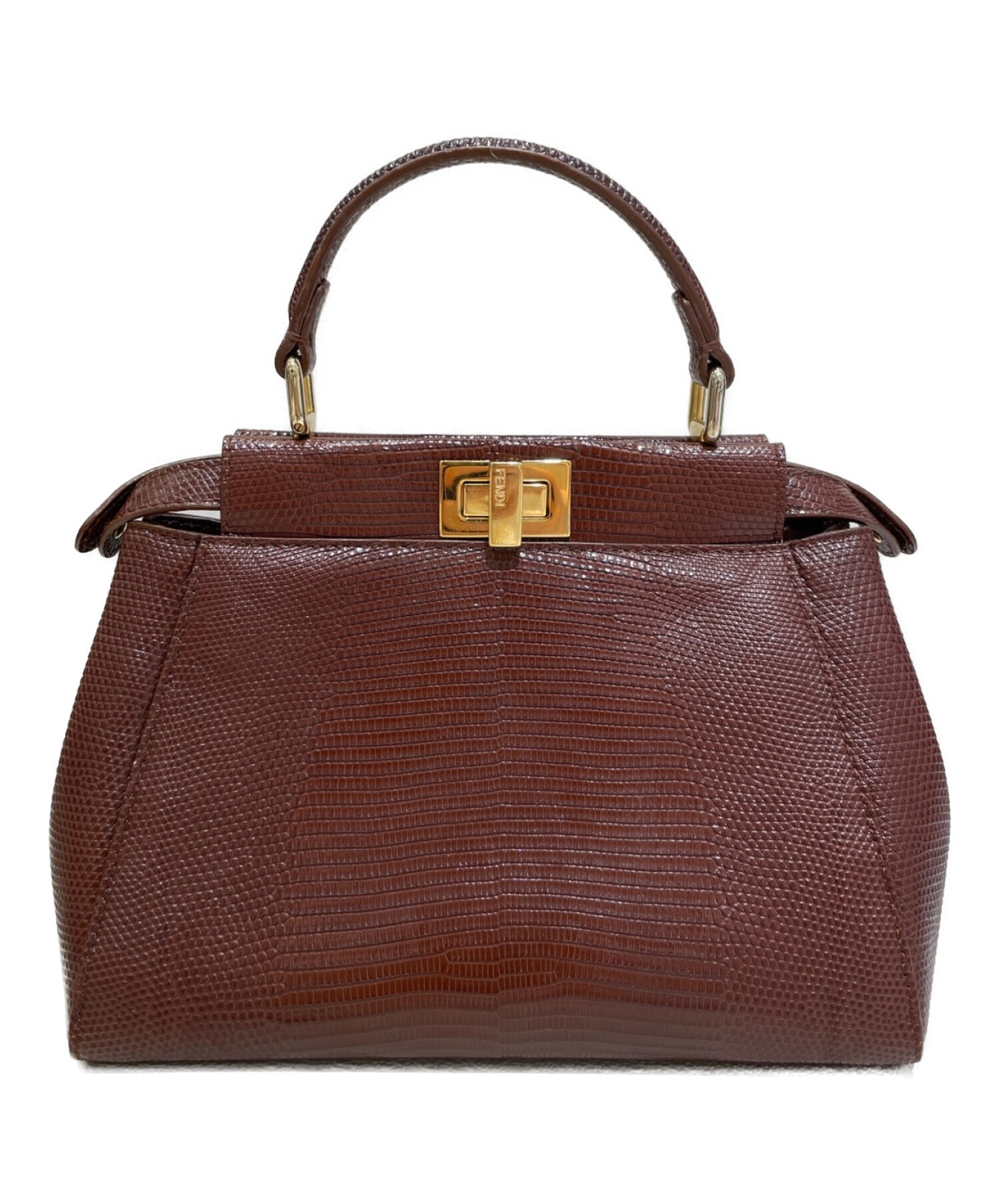 中古・古着通販】FENDI (フェンディ) リザードピーカブー ミニ 