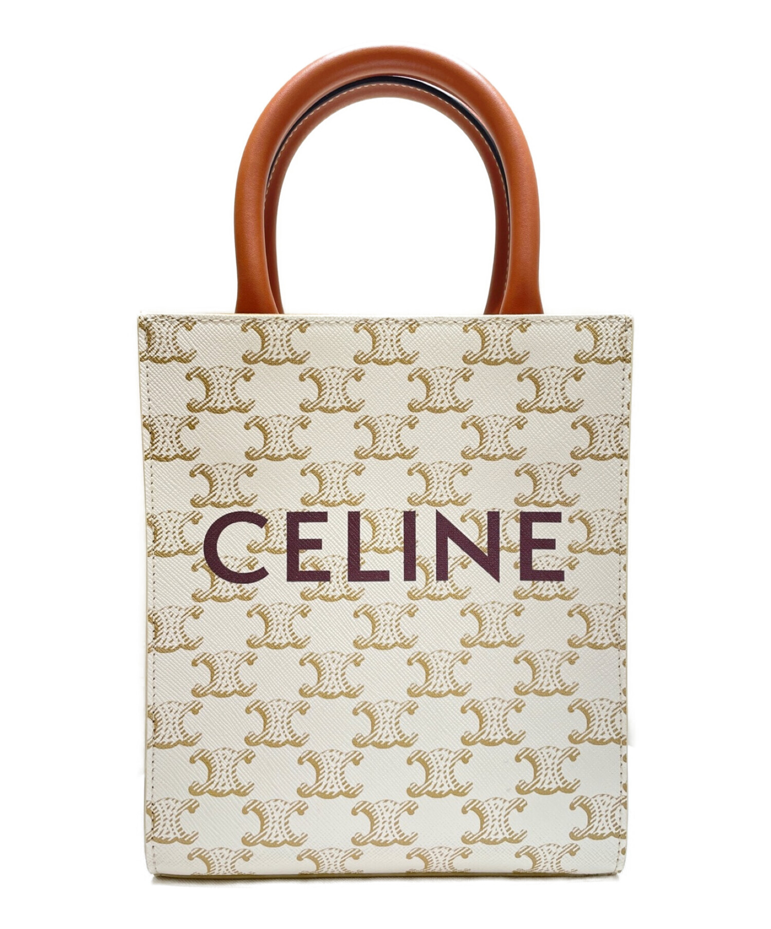 中古・古着通販】CELINE (セリーヌ) バーティカルカバ ミニ タン