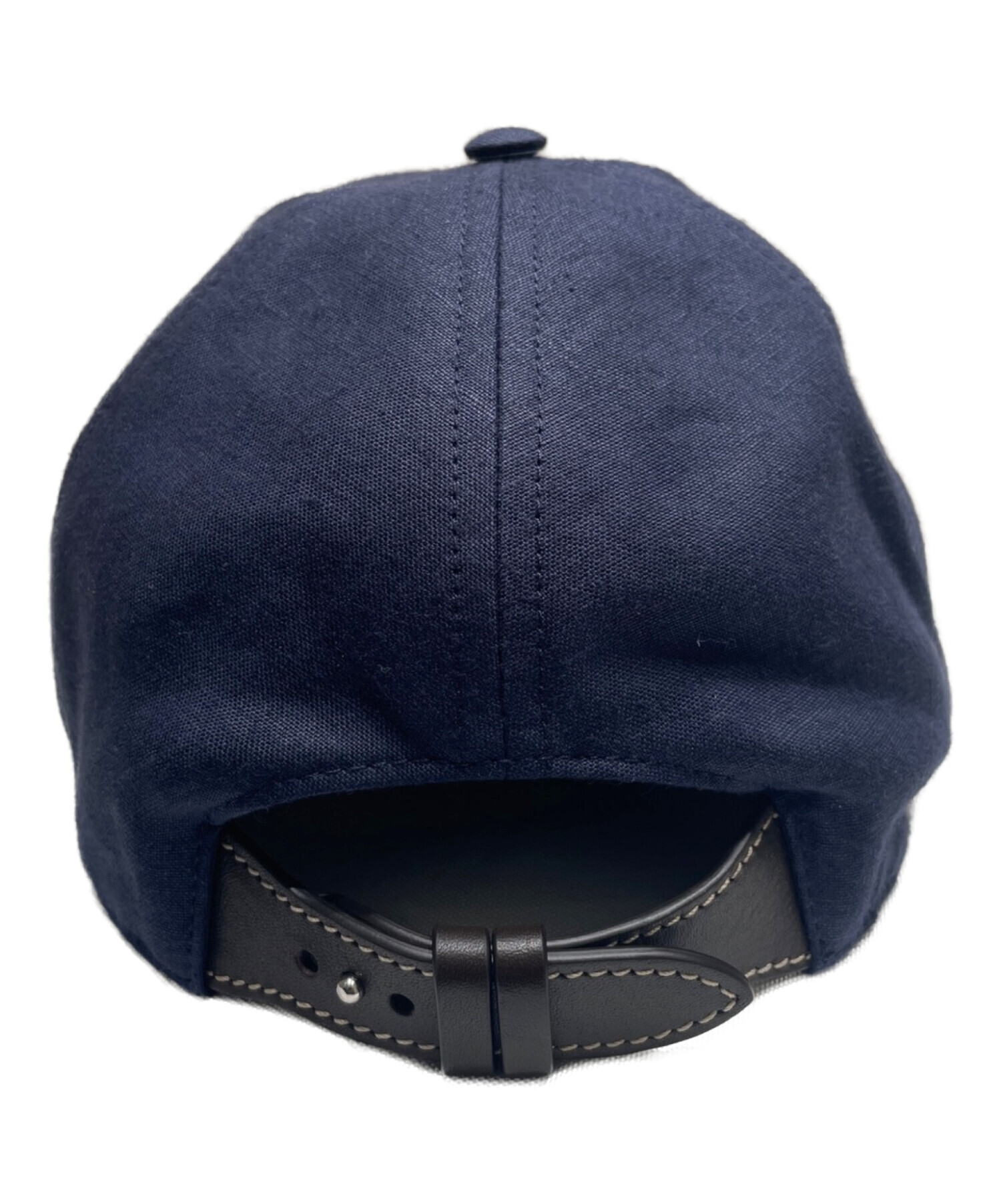 中古・古着通販】Berluti (ベルルッティ) ロゴ刺繍キャップ ネイビー 