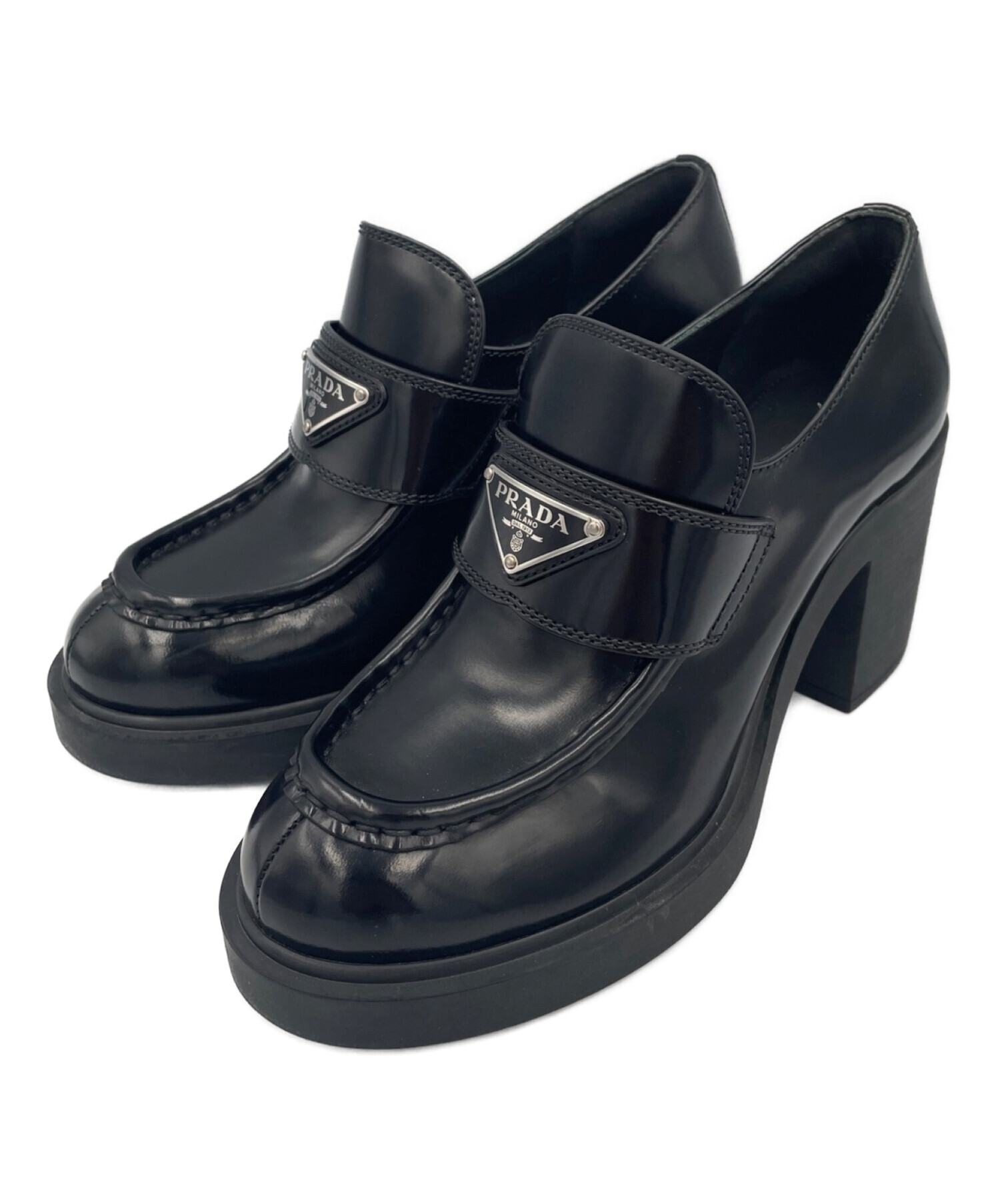 中古・古着通販】PRADA (プラダ) チョコレートブラッシュドレザ