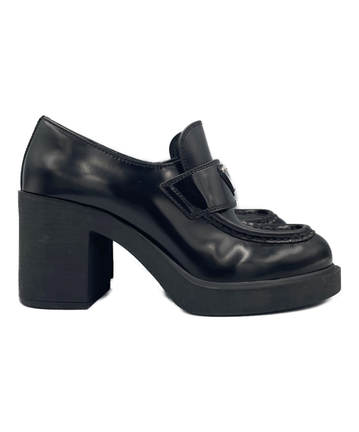 中古・古着通販】PRADA (プラダ) チョコレートブラッシュドレザ 