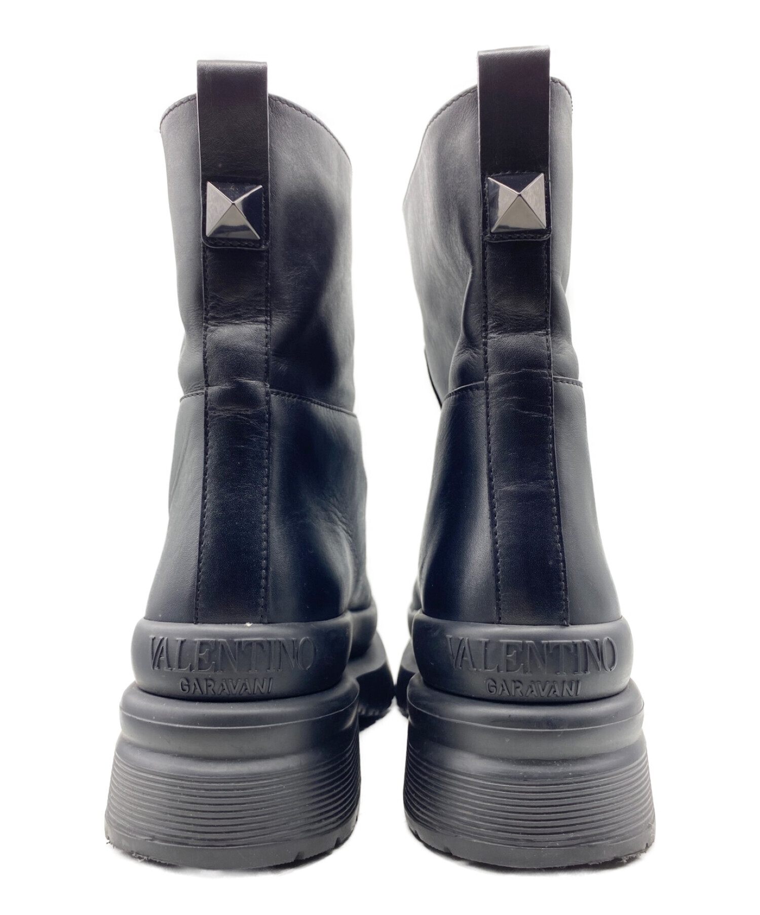 Valentino ヴァレンティノ ブーツ VALENTINO ブラック ロングブーツ