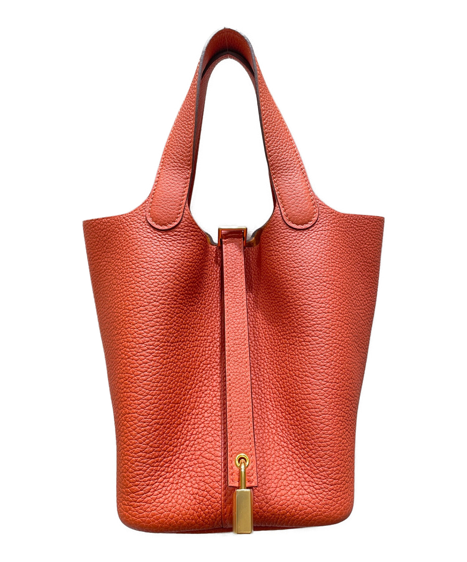 中古・古着通販】HERMES (エルメス) ピコタンロックPM オレンジ サイズ 