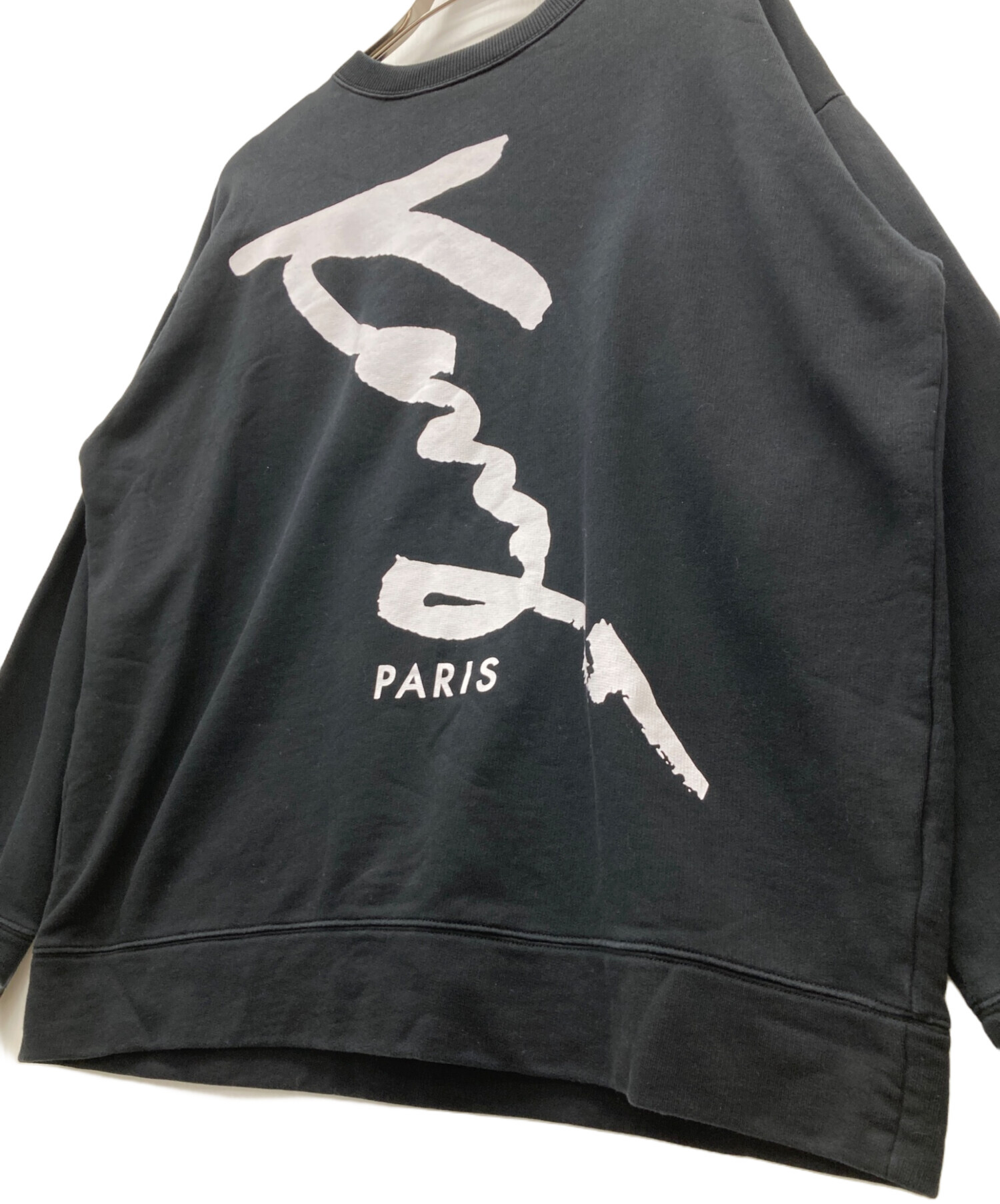 中古・古着通販】KENZO (ケンゾー) プリントスウェット ブラック