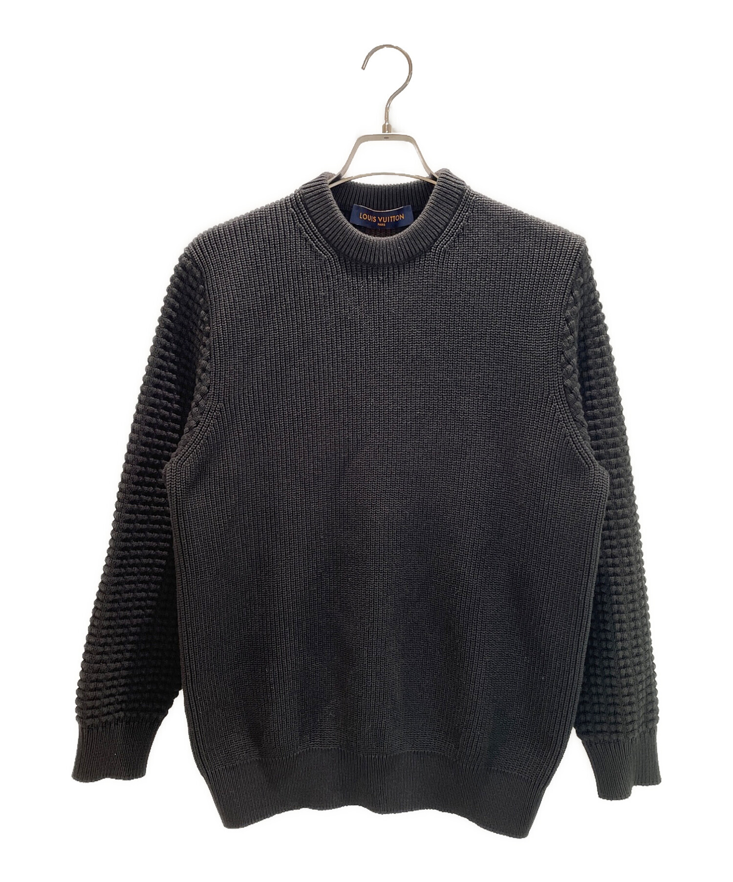 Louis Vuitton ブラック クルーネック セーター M