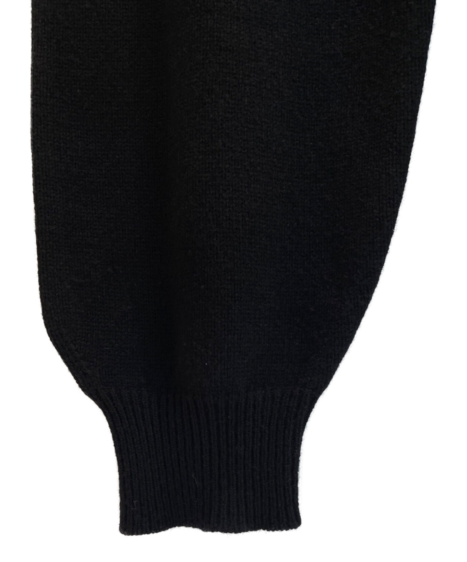 中古・古着通販】CELINE (セリーヌ) カシミアニットパンツ ブラック