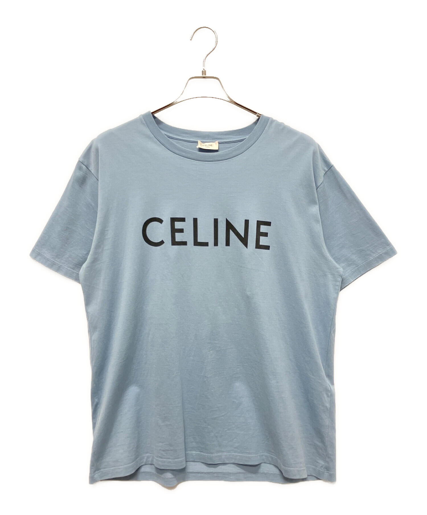 中古・古着通販】CELINE (セリーヌ) ルーズTシャツ ブルー サイズ:M 