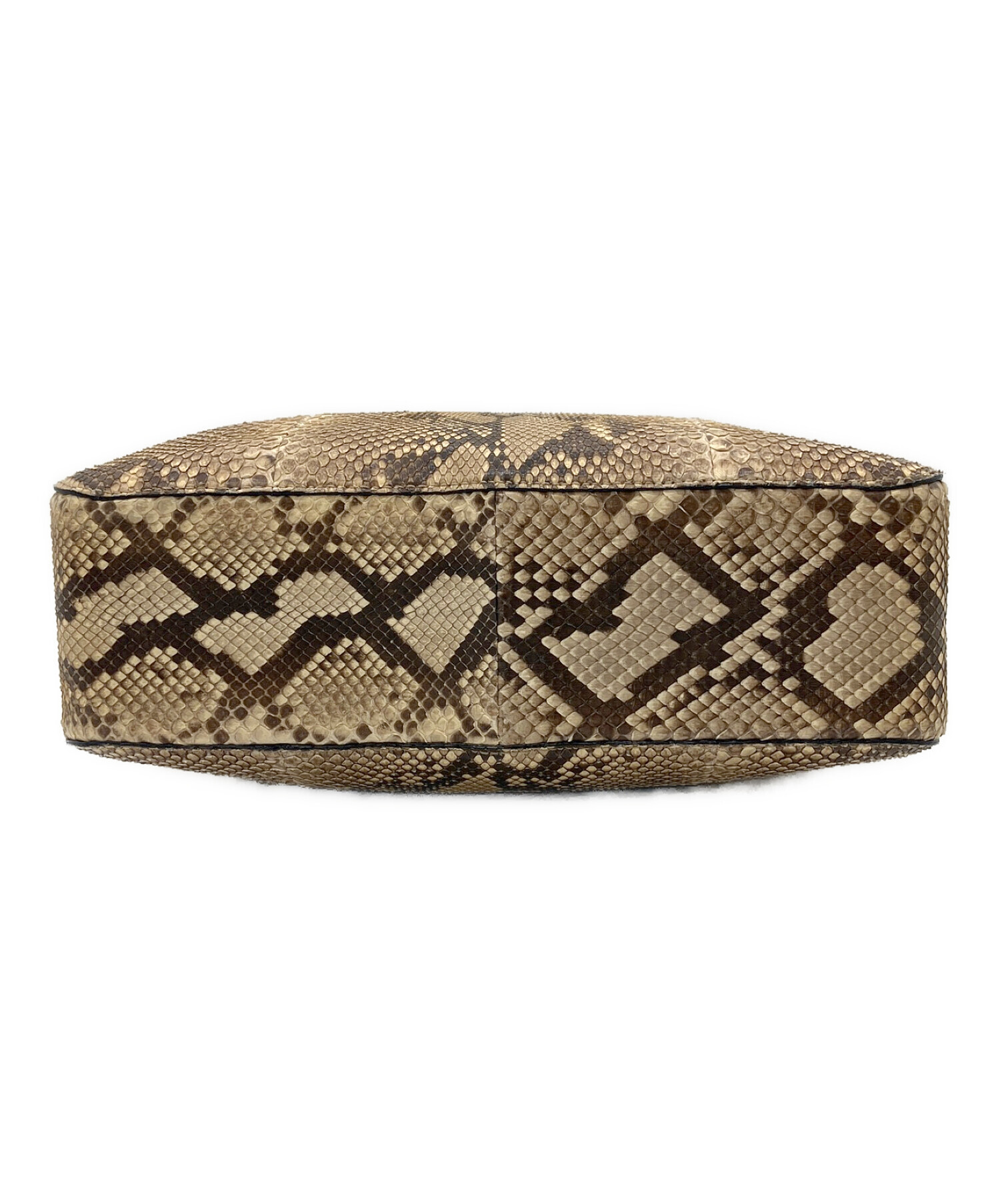 中古・古着通販】GUCCI (グッチ) バンブーパイソンハンドバッグ サイズ 