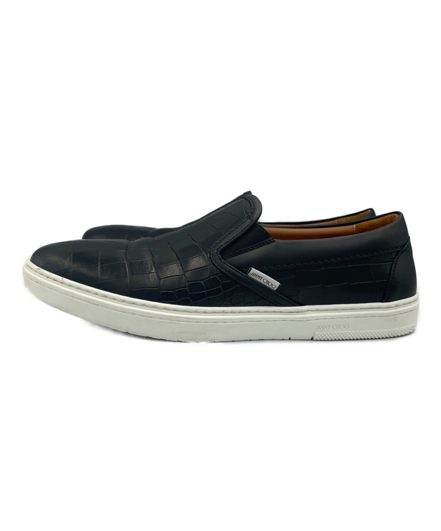 中古・古着通販】JIMMY CHOO (ジミーチュウ) レザースリッポン