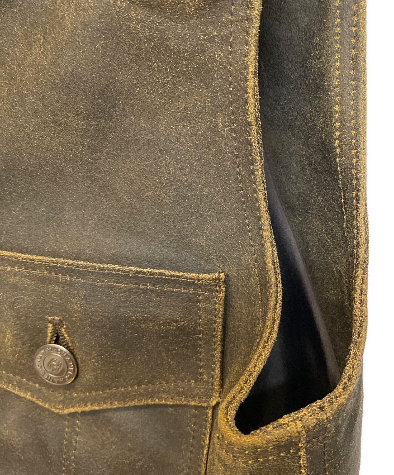 中古・古着通販】CHANEL (シャネル) レザーヴィンテージベスト