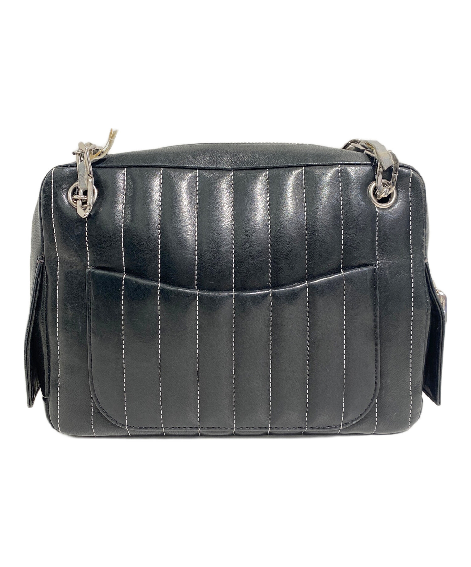 中古・古着通販】CHANEL (シャネル) Lamb skin chain shoulder bag 