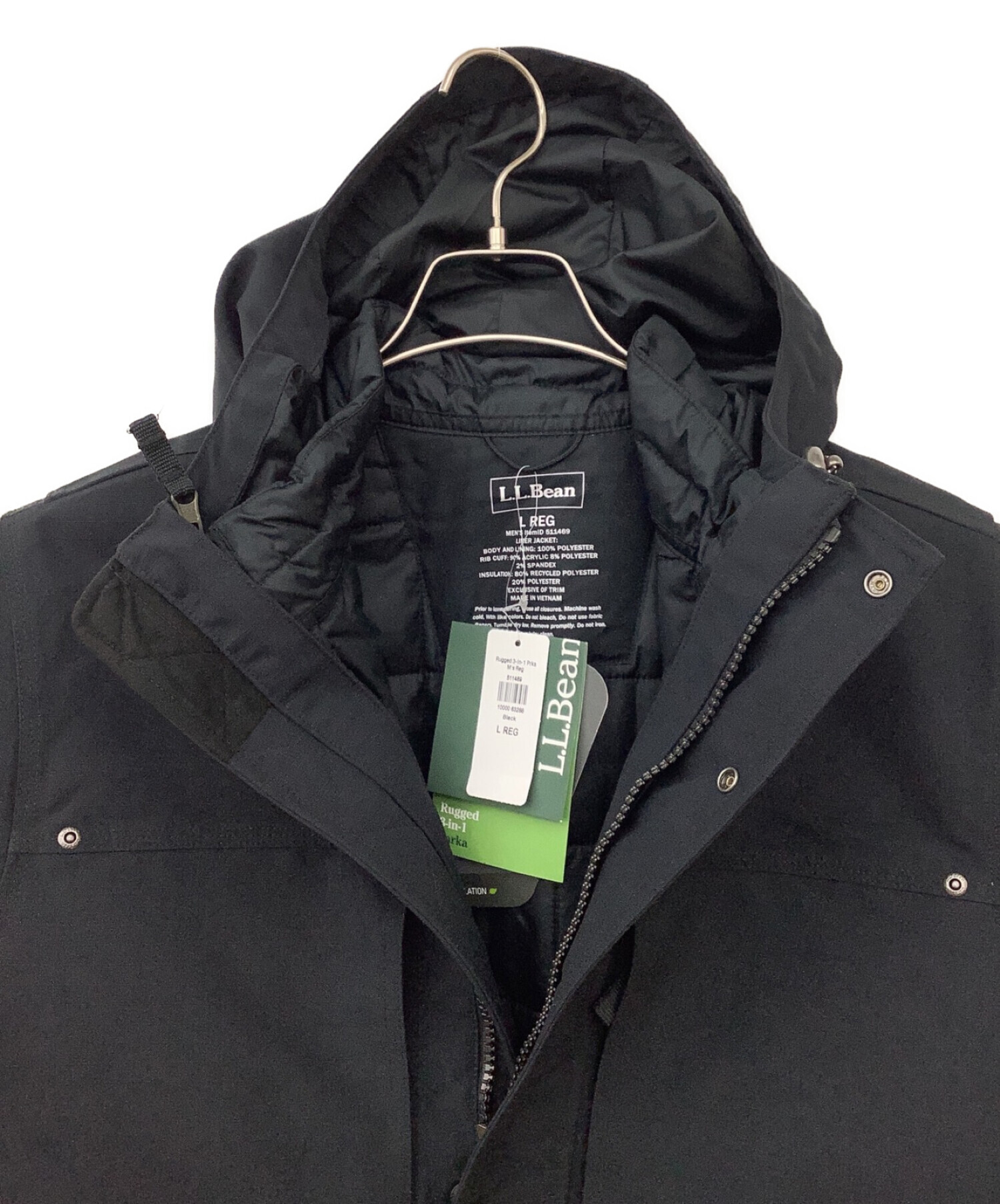 中古・古着通販】L.L.Bean (エルエルビーン) ラゲット3イン1パーカ 