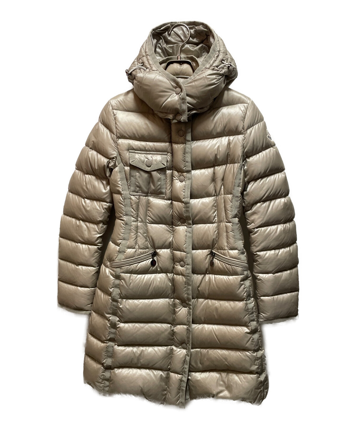 極上美品】MONCLER HERMINE エルミンヌダウンコートベージュ